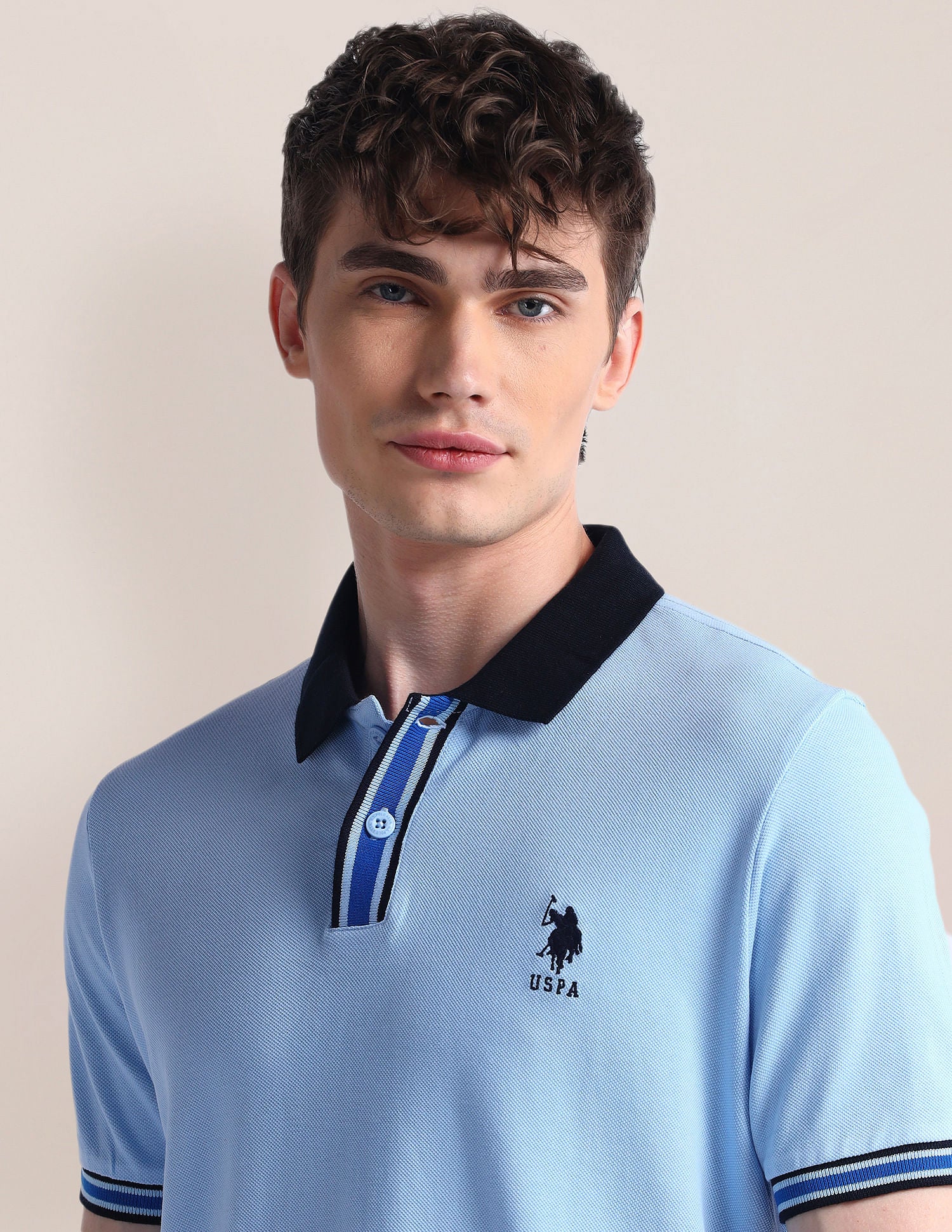 Solid Short Sleeve Polo Shirt - Image 7