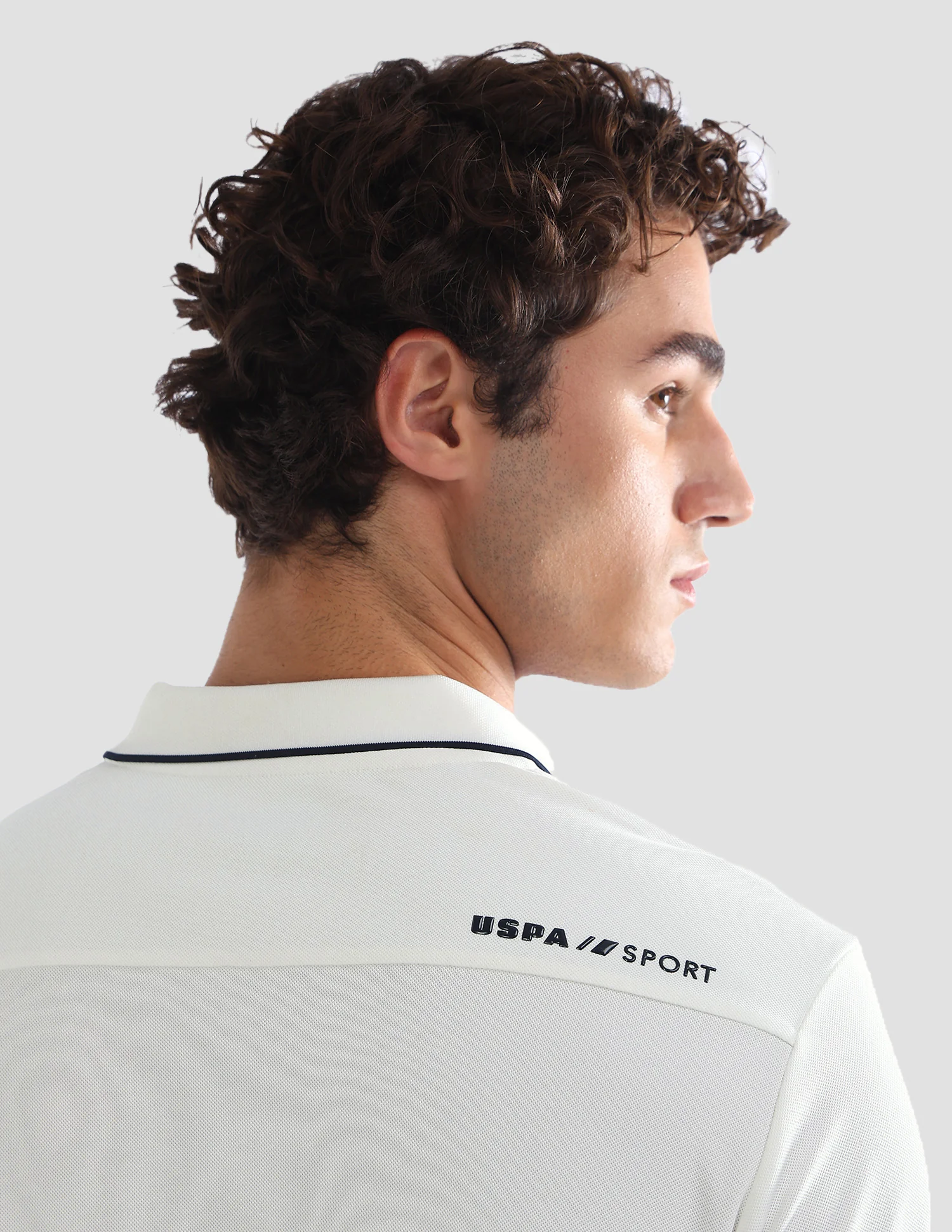 Solid Slim Fit Active Polo Shirt - Image 8