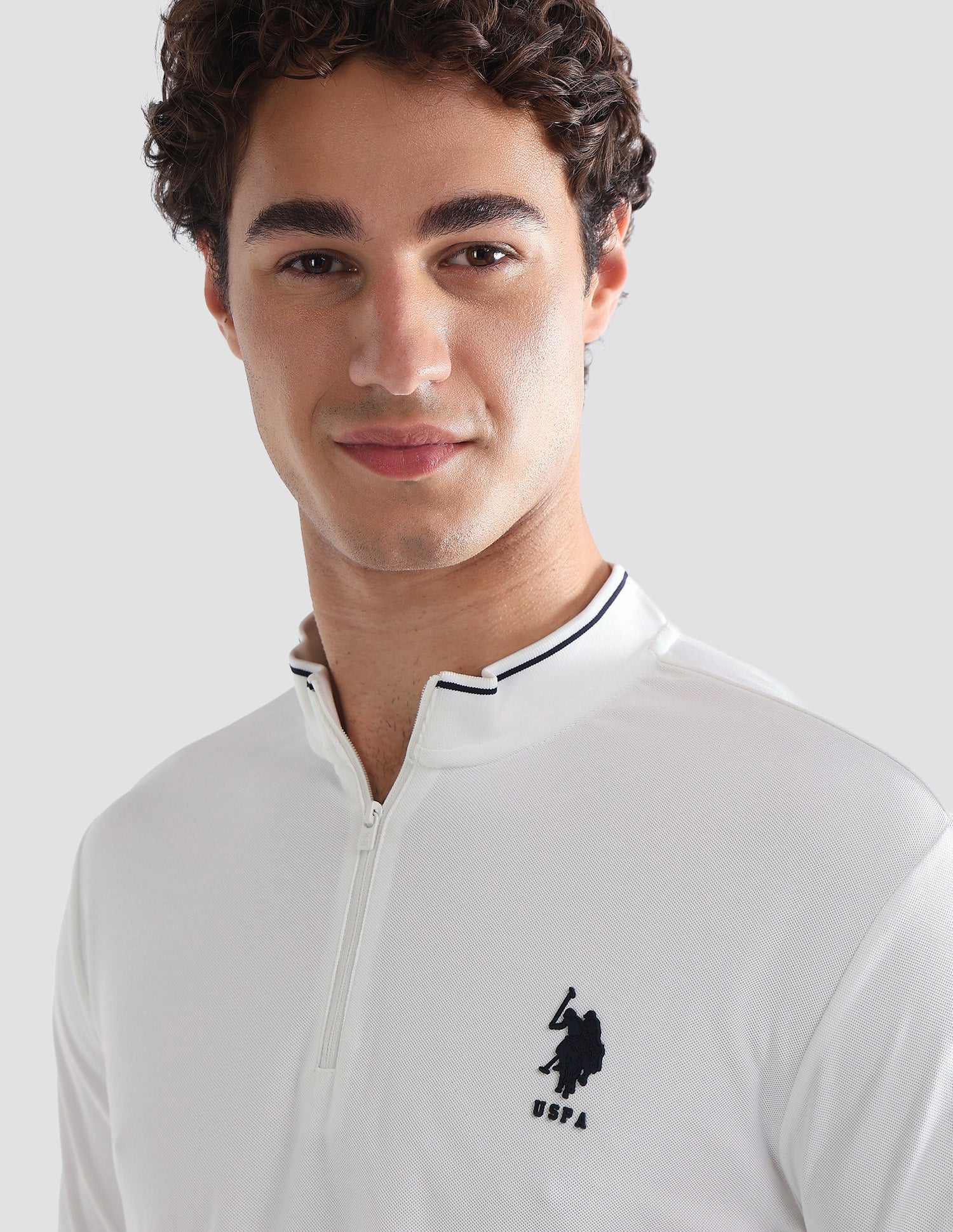 Solid Slim Fit Active Polo Shirt - Image 7