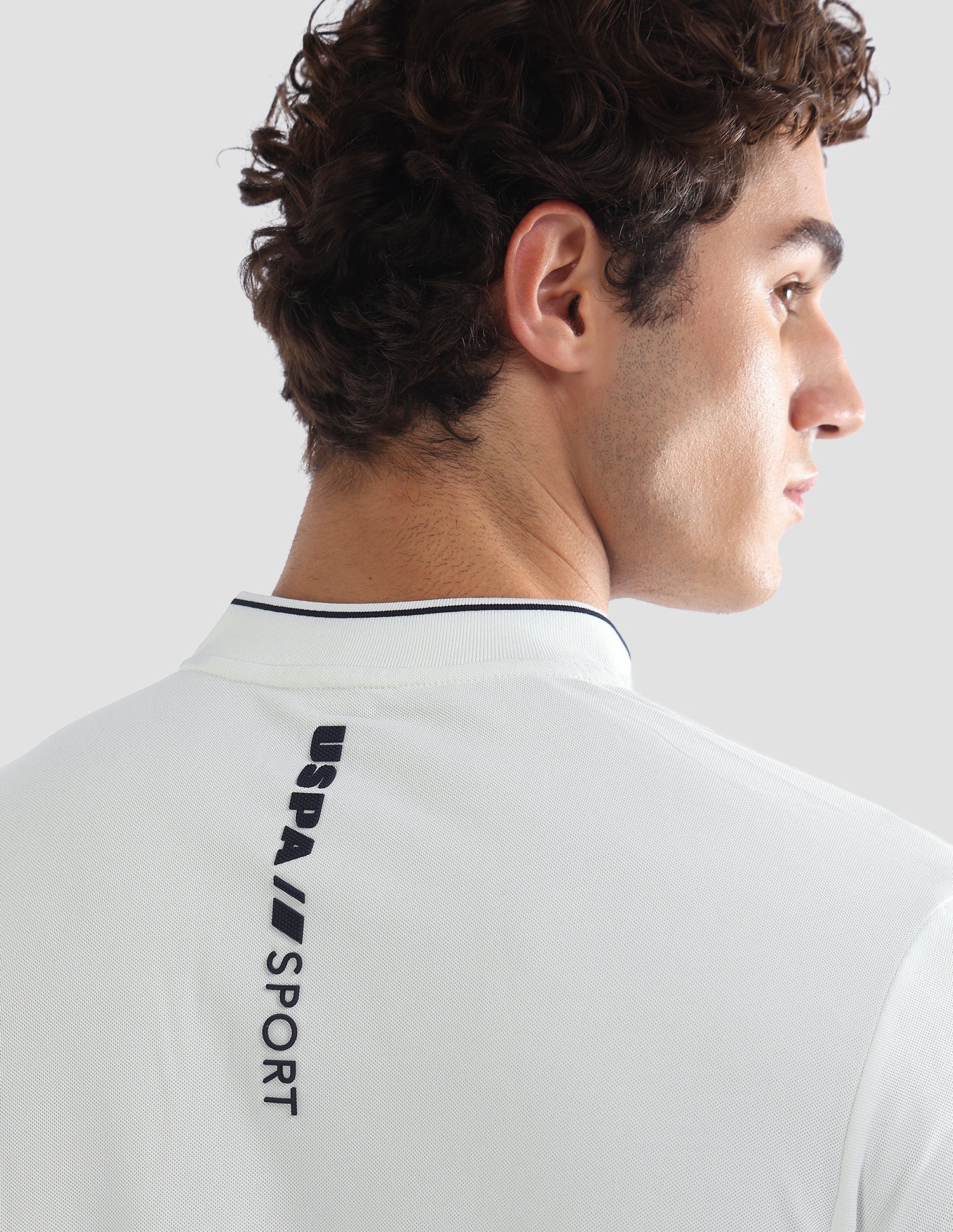 Solid Slim Fit Active Polo Shirt - Image 8