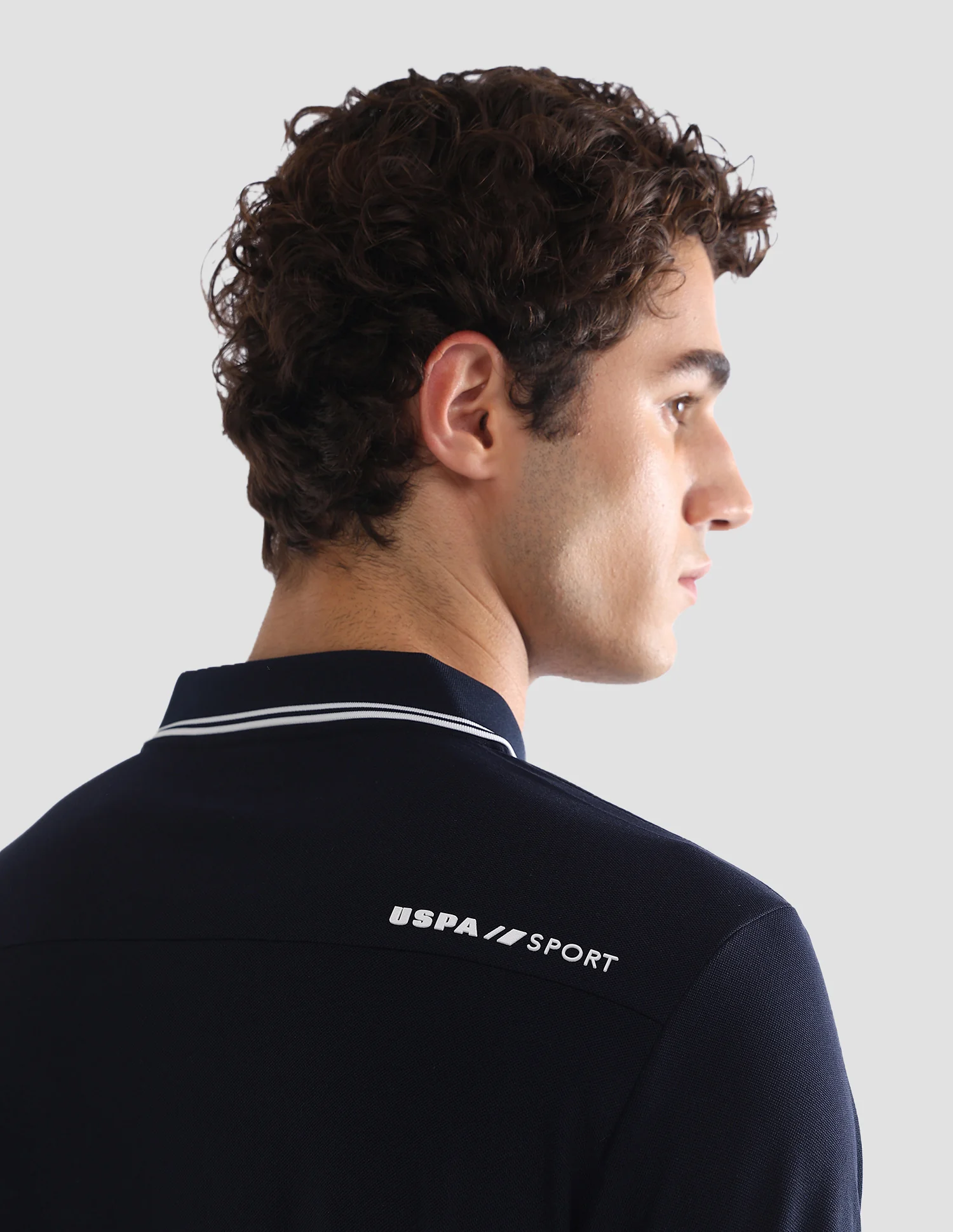 Solid Slim Fit Active Polo Shirt - Image 8