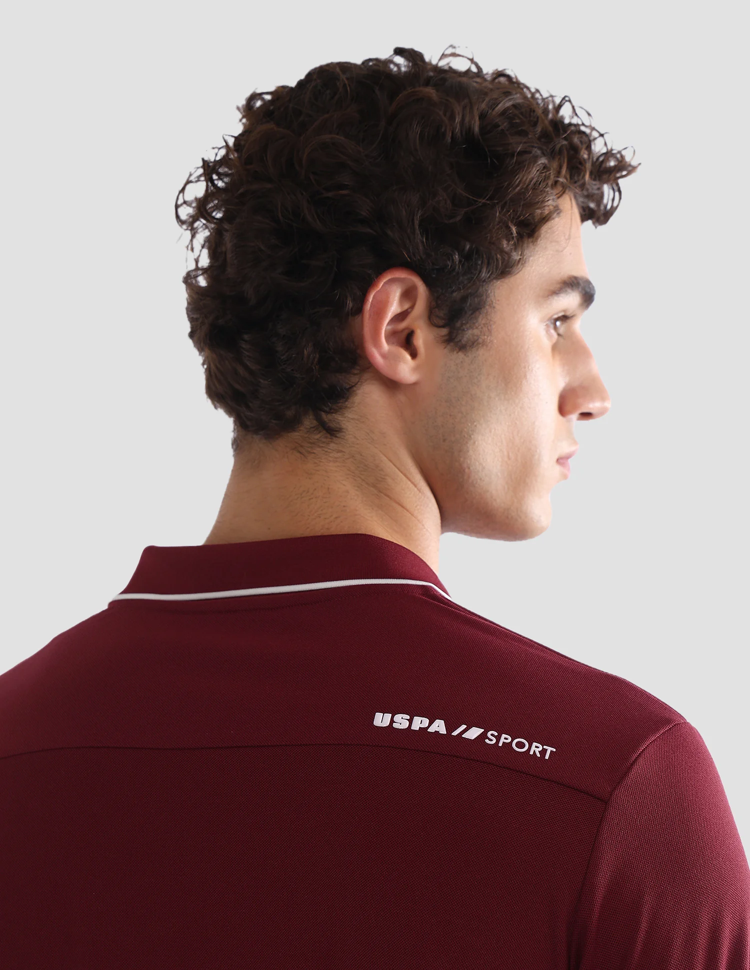 Solid Slim Fit Active Polo Shirt - Image 8