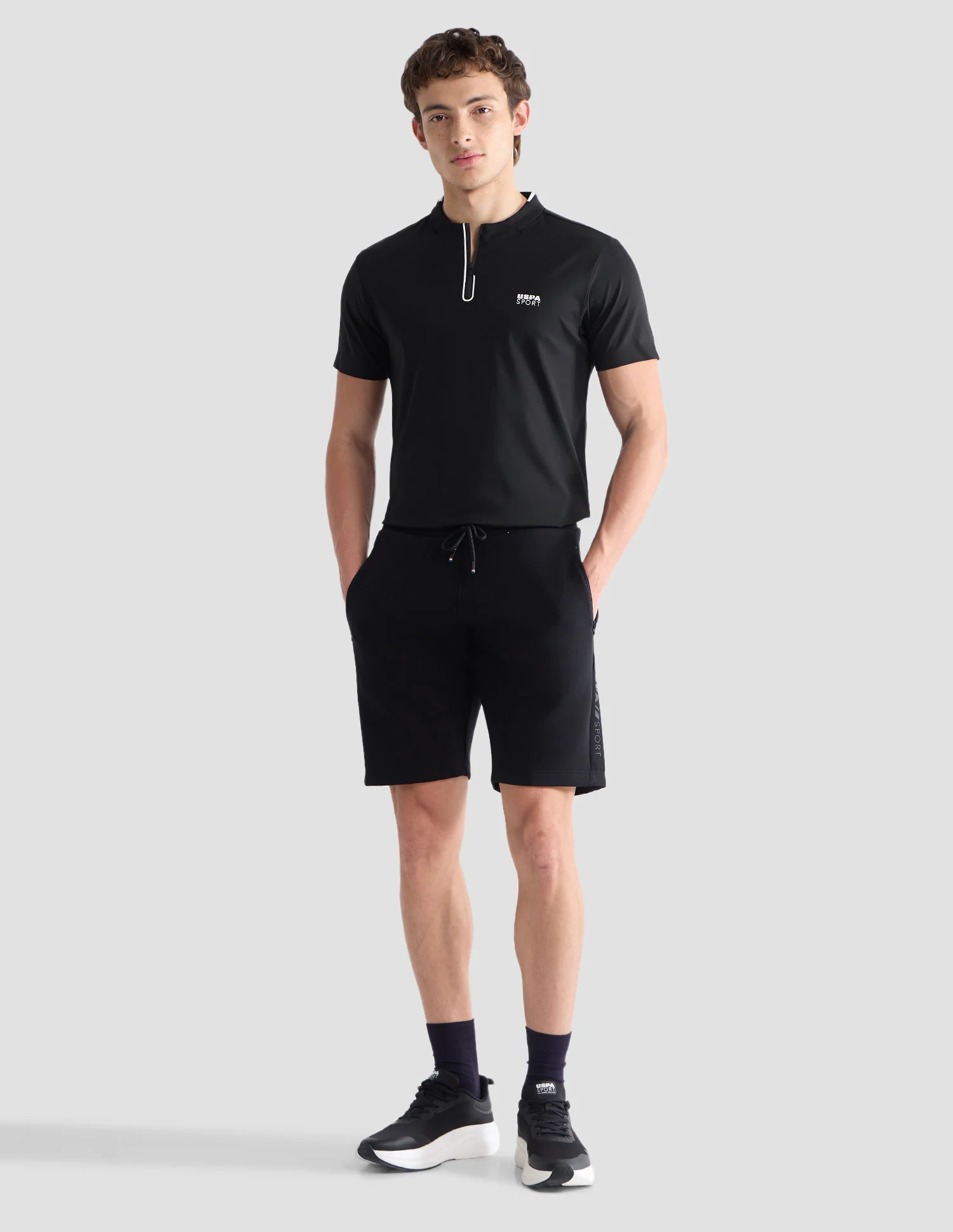 Solid Slim Fit Active Polo Shirt - Image 3