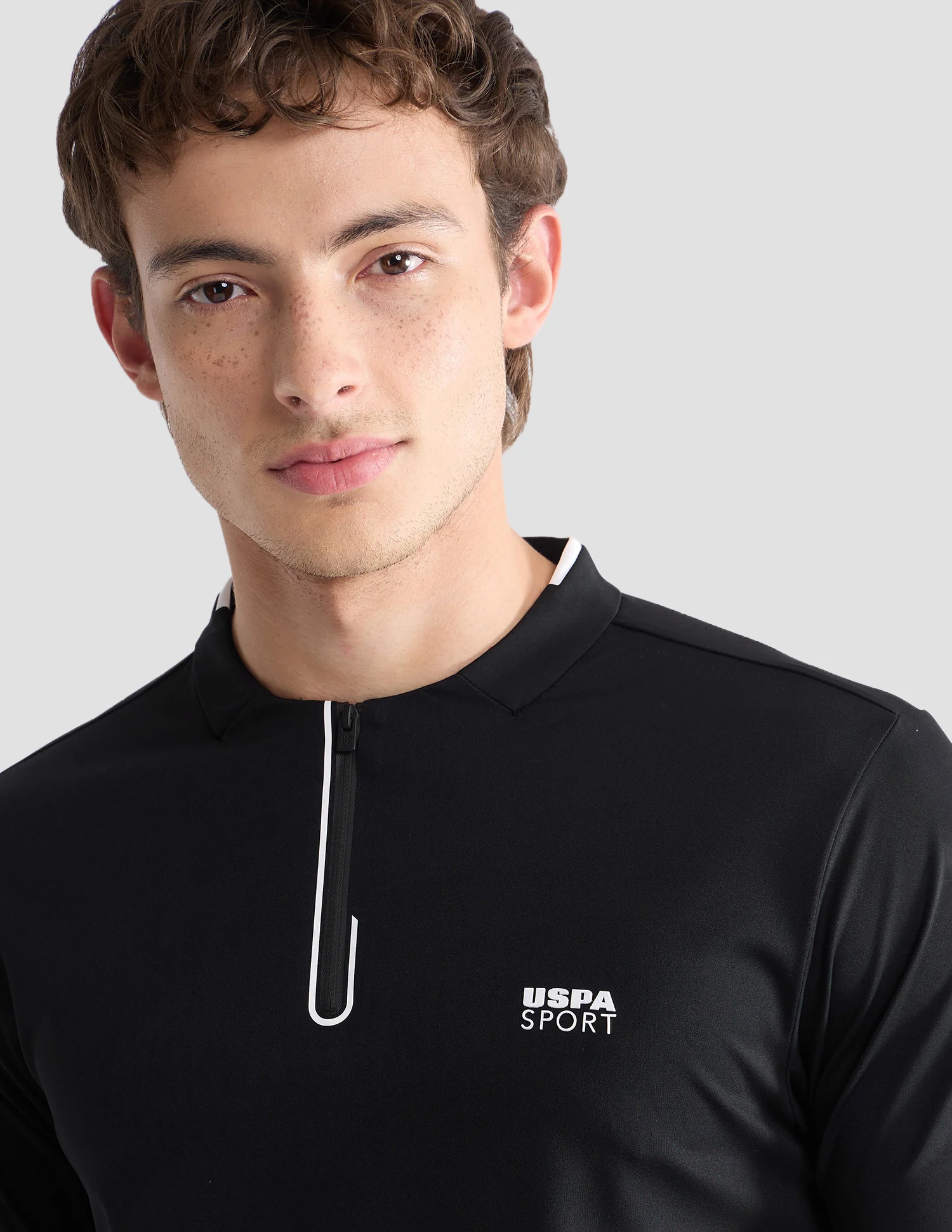 Solid Slim Fit Active Polo Shirt - Image 7
