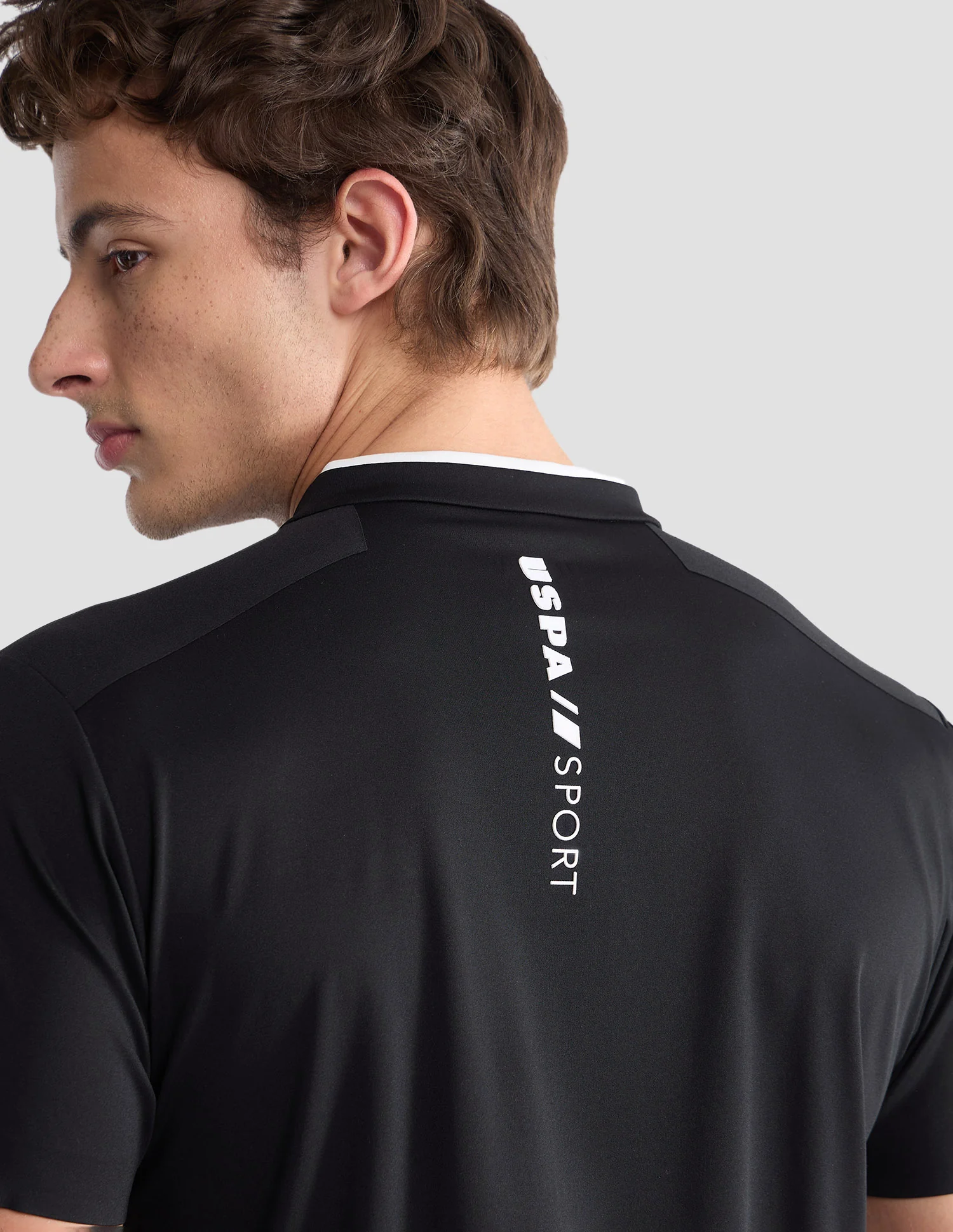 Solid Slim Fit Active Polo Shirt - Image 8