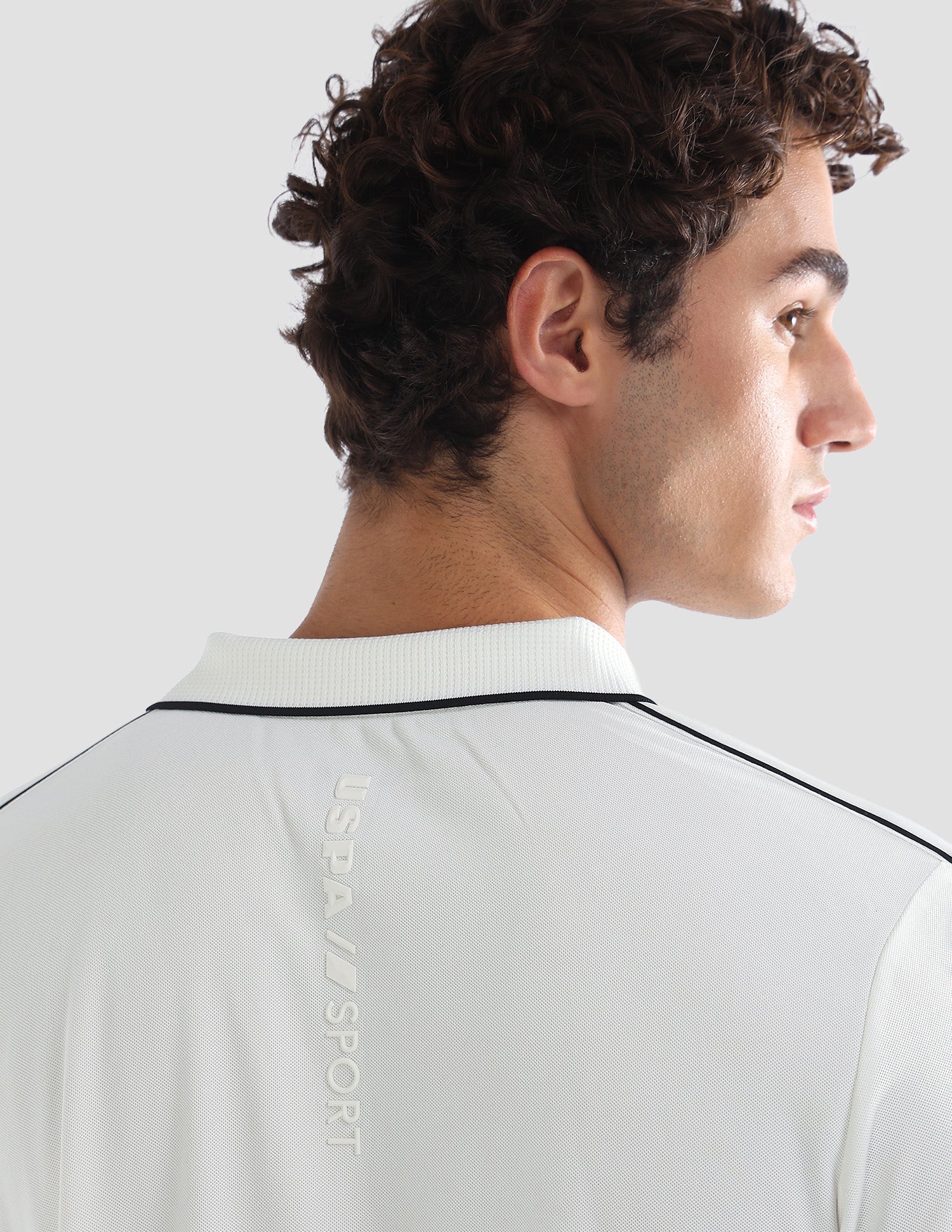 Solid Slim Fit Active Polo Shirt - Image 8