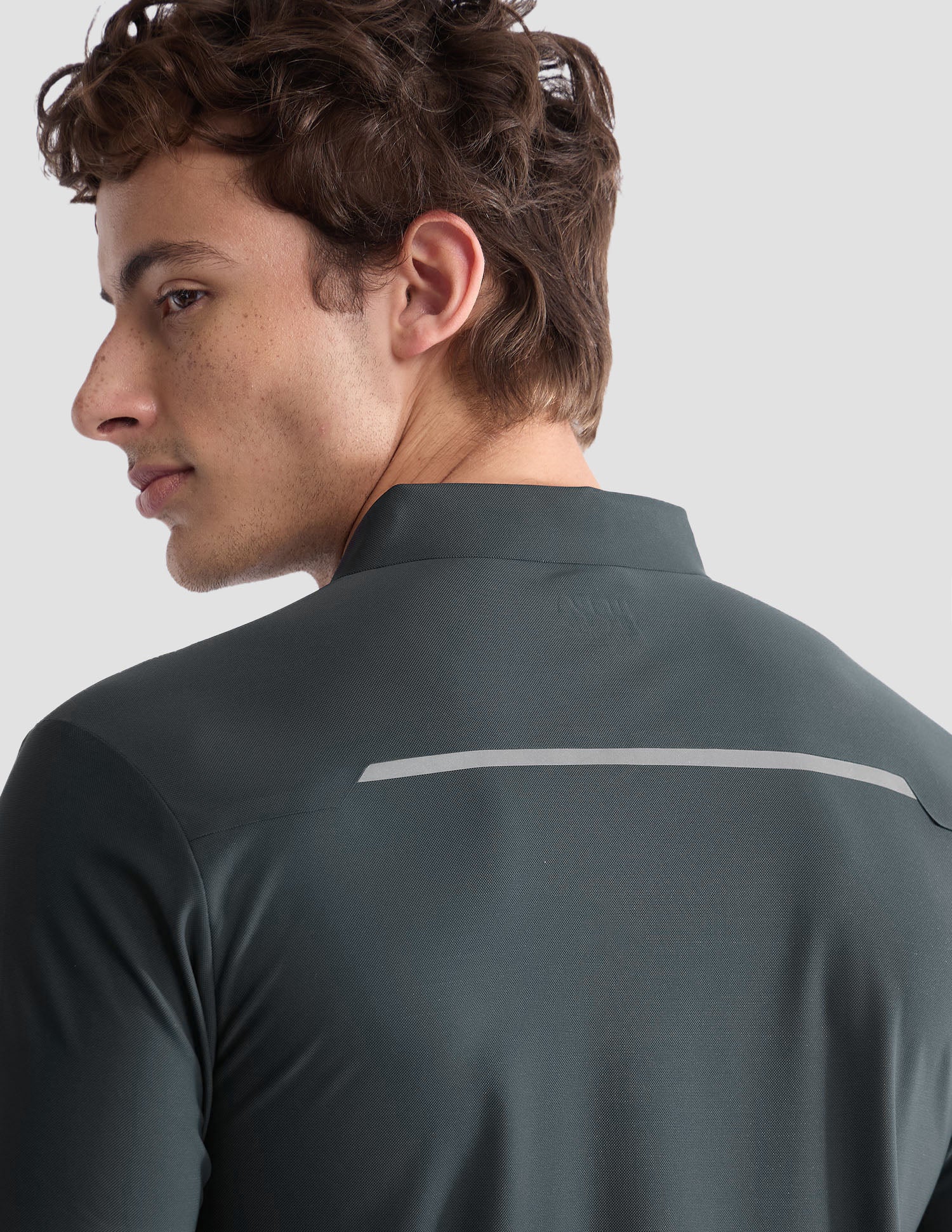 Solid Slim Fit Active Polo Shirt - Image 8