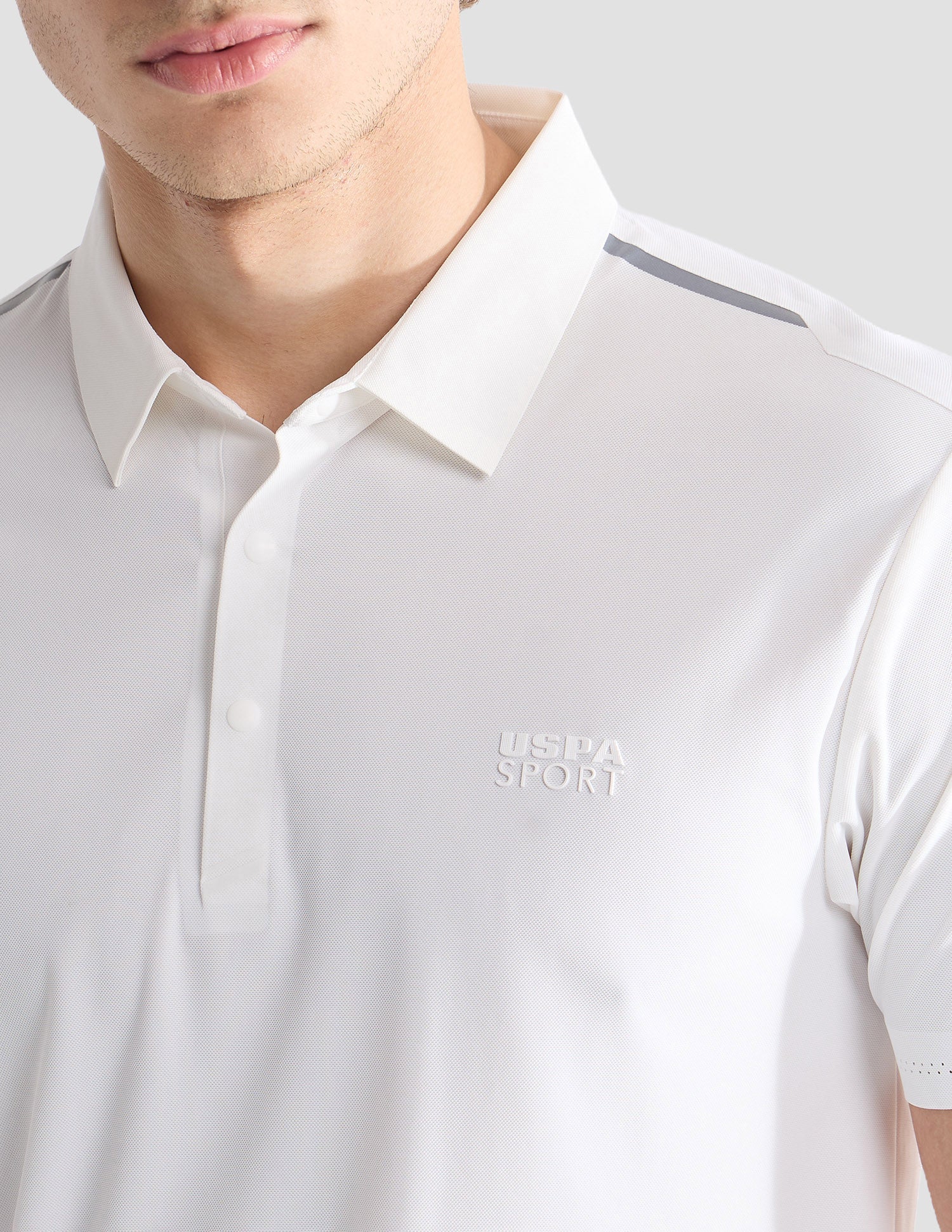 Solid Slim Fit Active Polo Shirt - Image 7