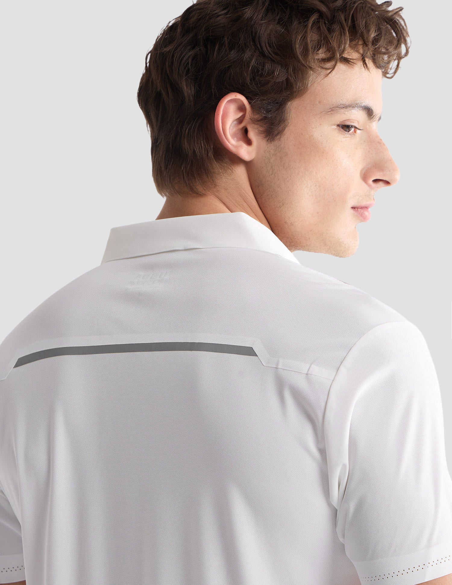 Solid Slim Fit Active Polo Shirt - Image 8