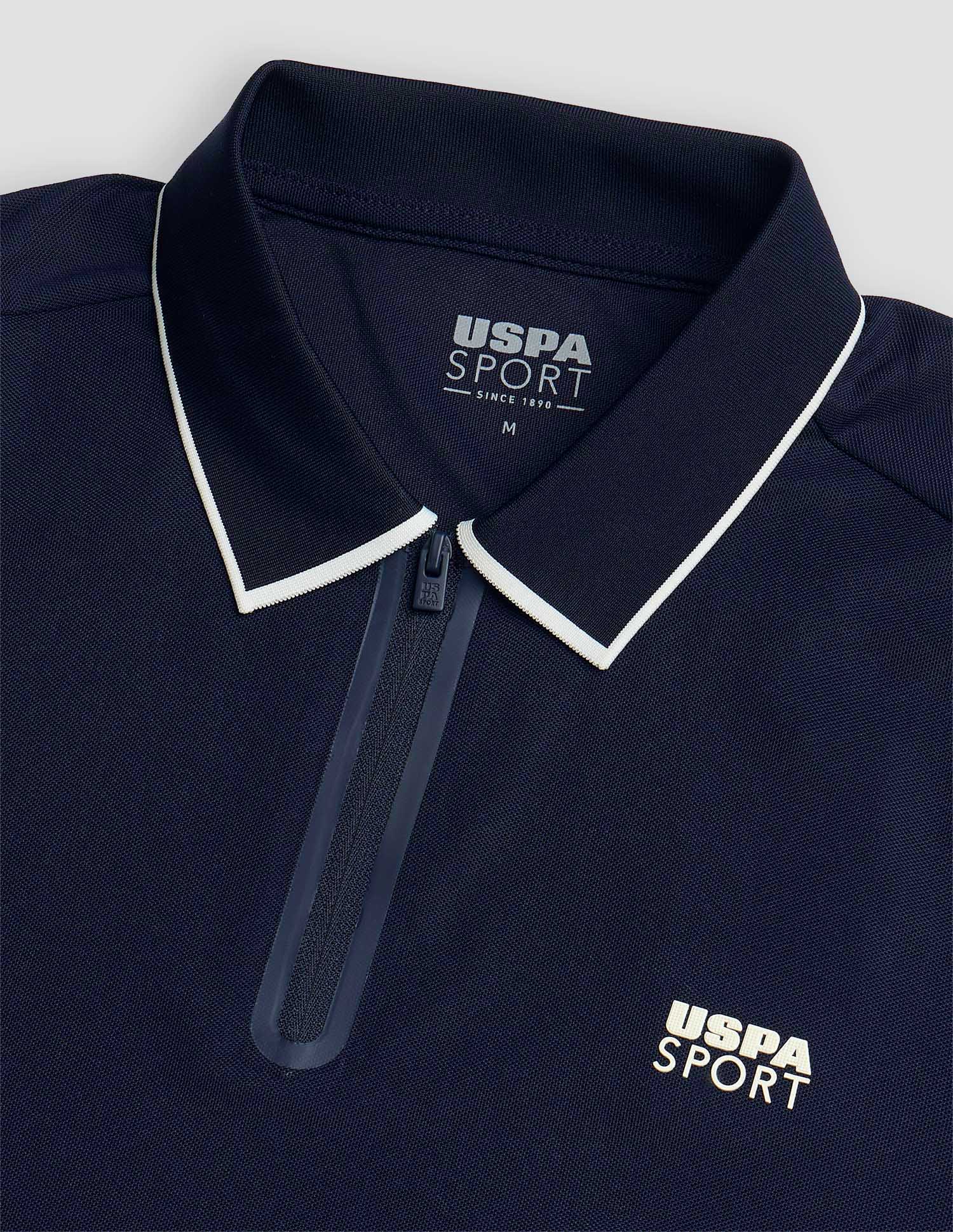 Solid Slim Fit Active Polo Shirt - Image 8