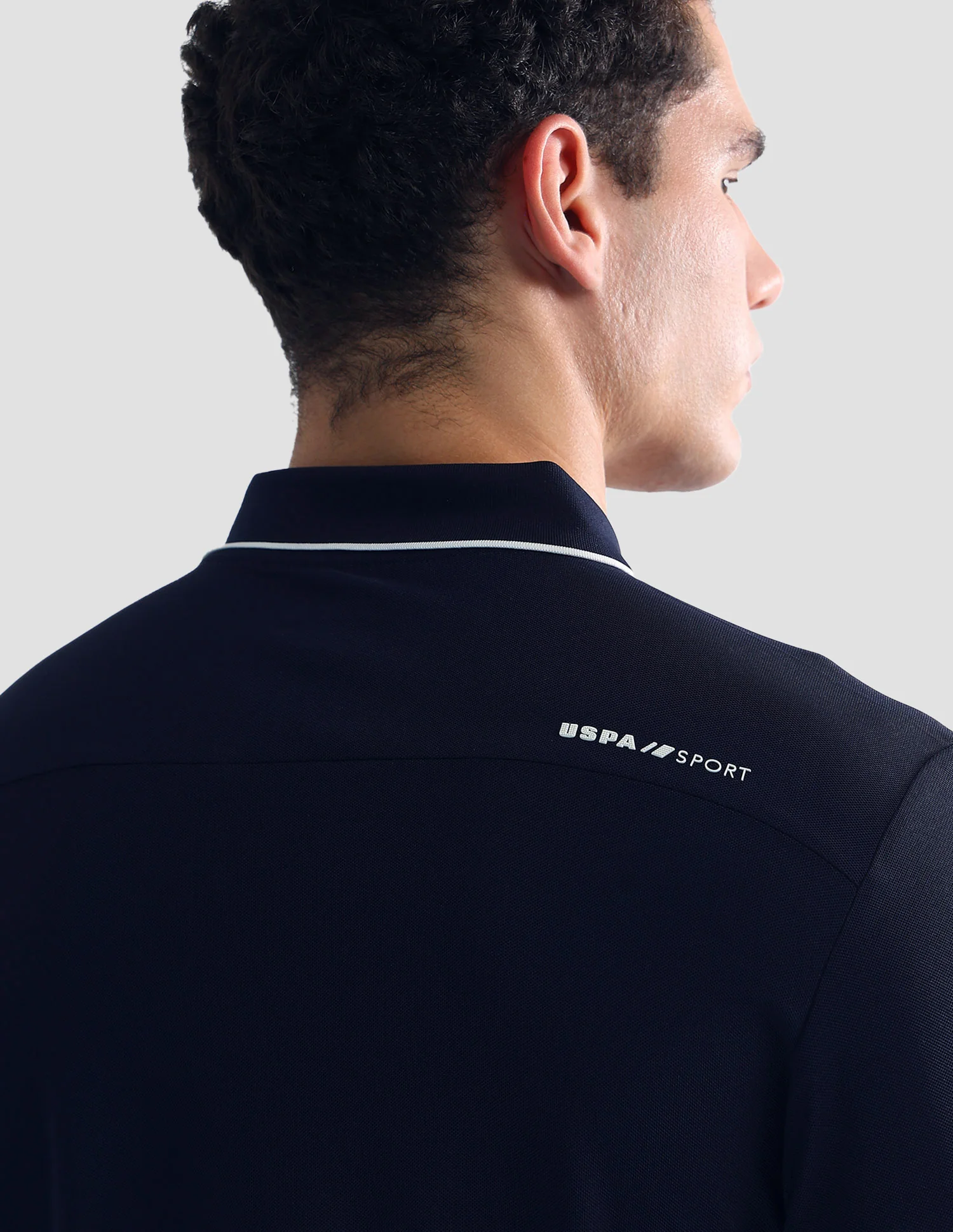 Solid Slim Fit Active Polo Shirt - Image 9