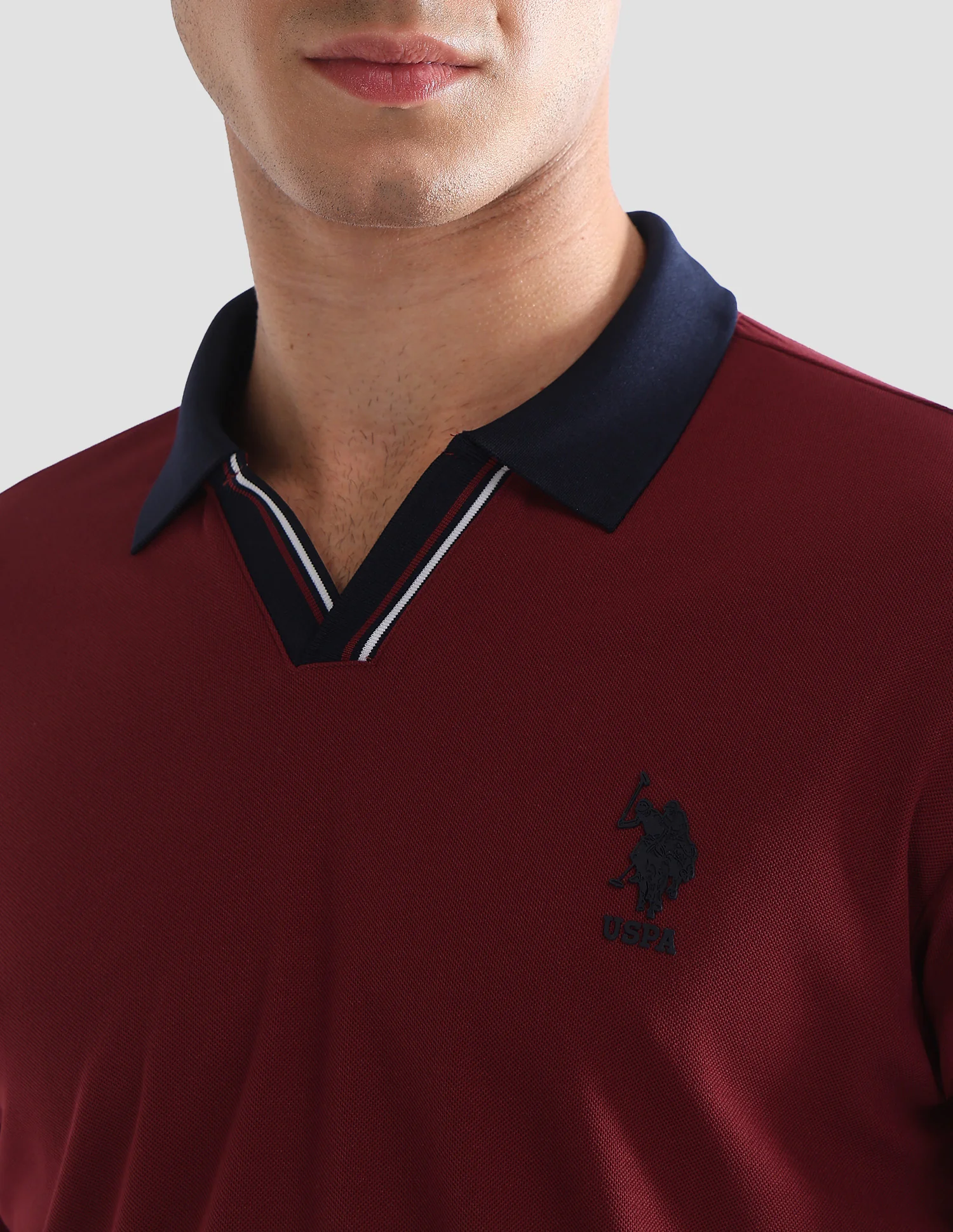 Solid Slim Fit Active Polo Shirt - Image 7