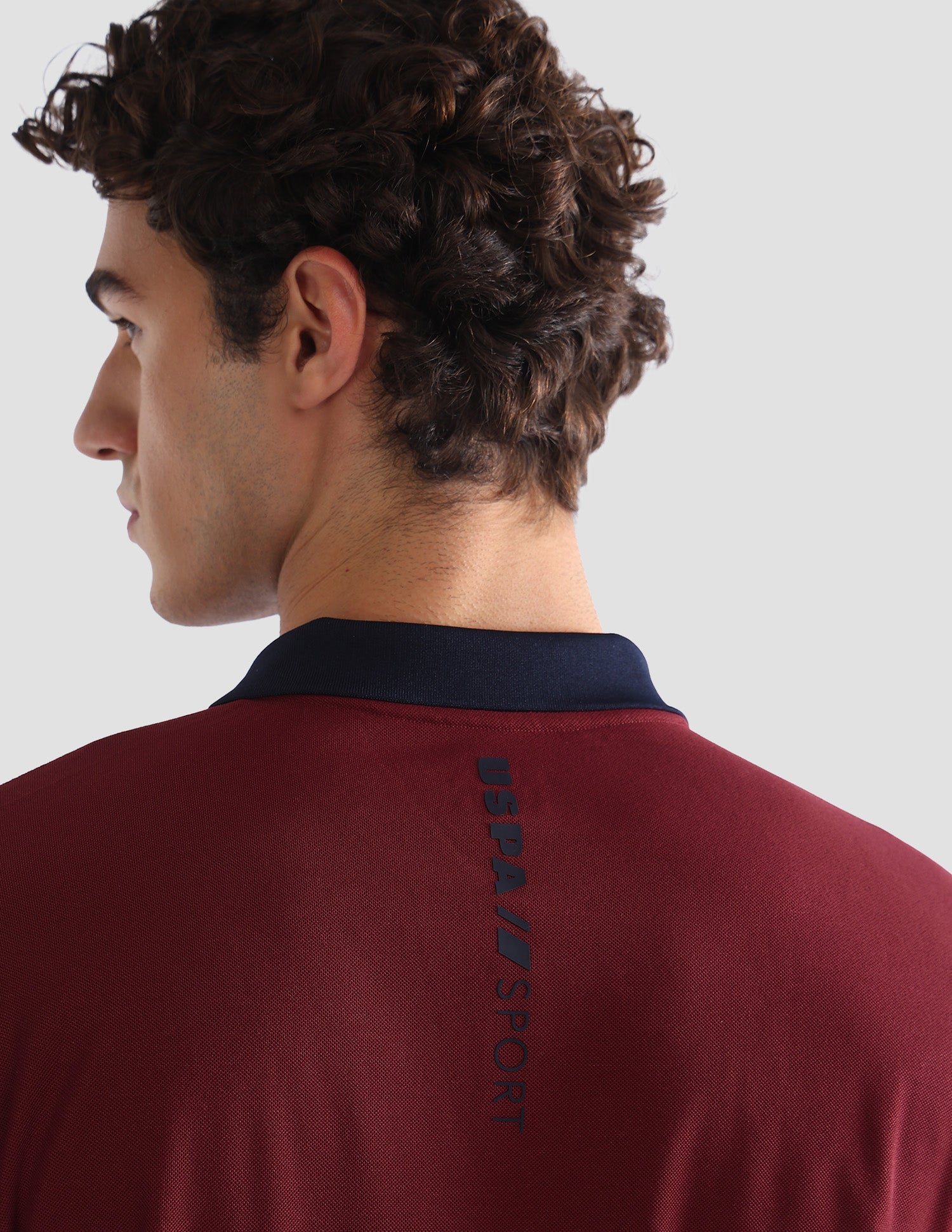 Solid Slim Fit Active Polo Shirt - Image 8