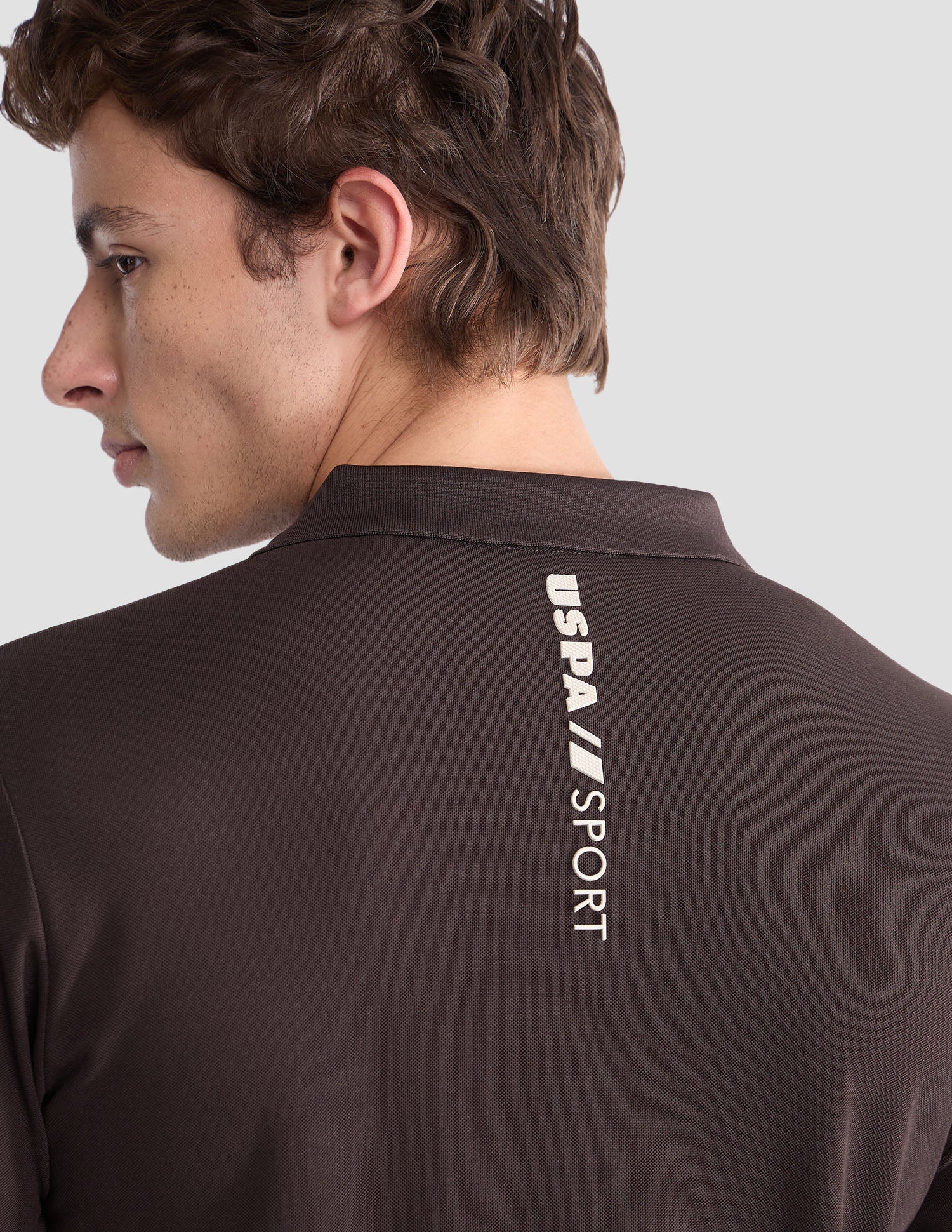 Solid Slim Fit Active Polo Shirt - Image 8