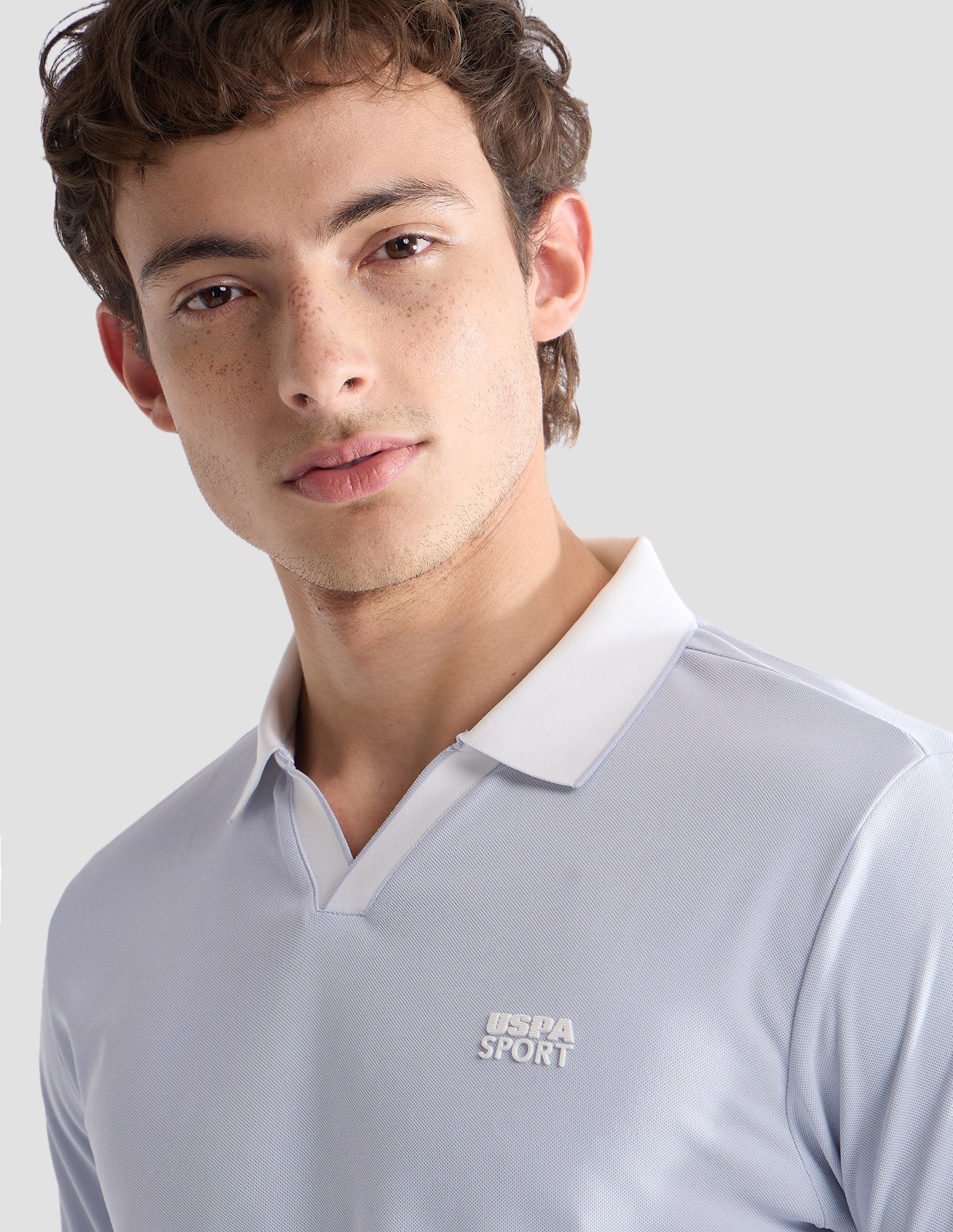Solid Slim Fit Active Polo Shirt - Image 7