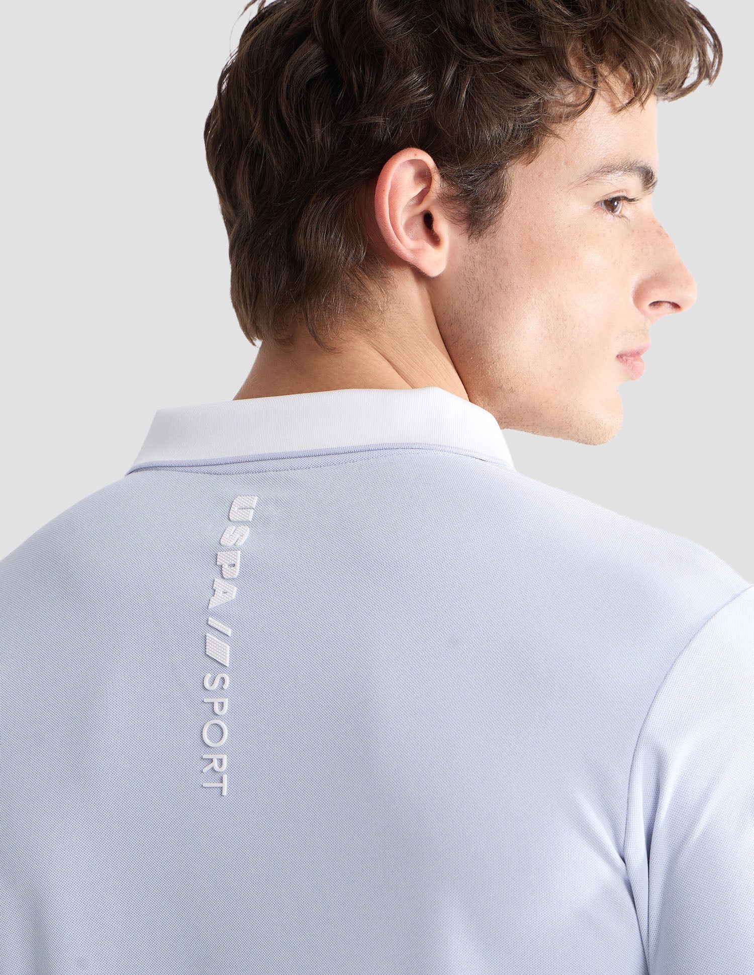 Solid Slim Fit Active Polo Shirt - Image 8