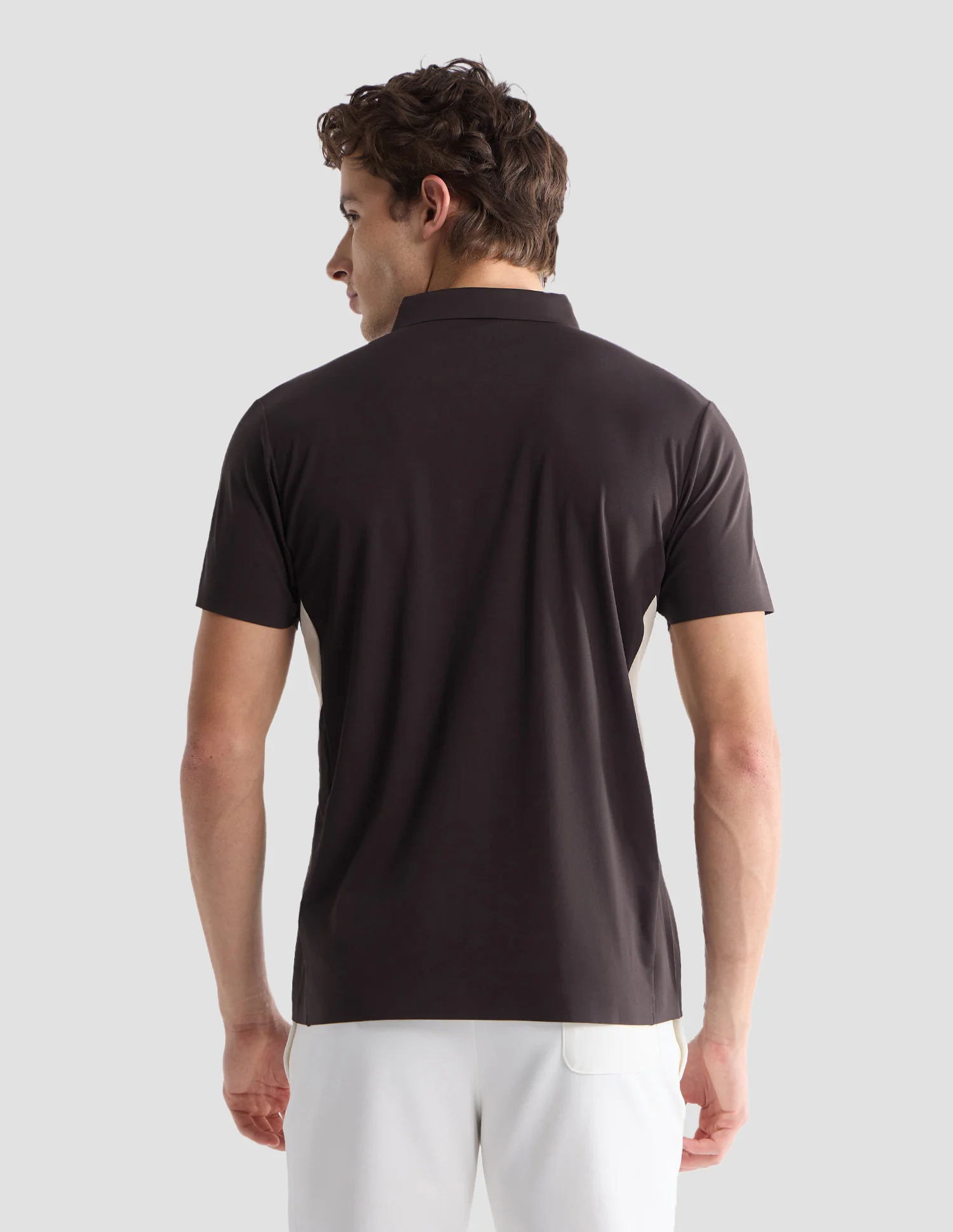 Solid Slim Fit Active Polo Shirt - Image 5