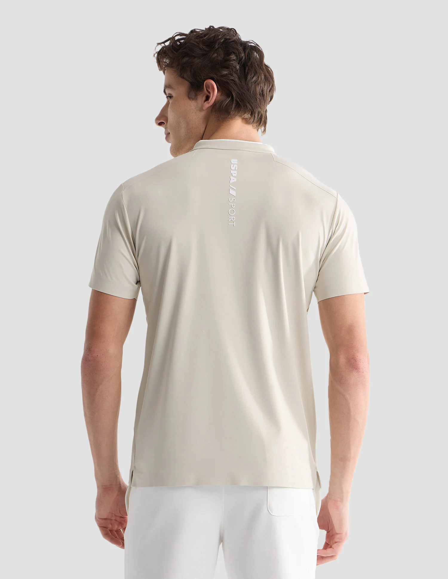 Solid Slim Fit Active Polo Shirt - Image 5