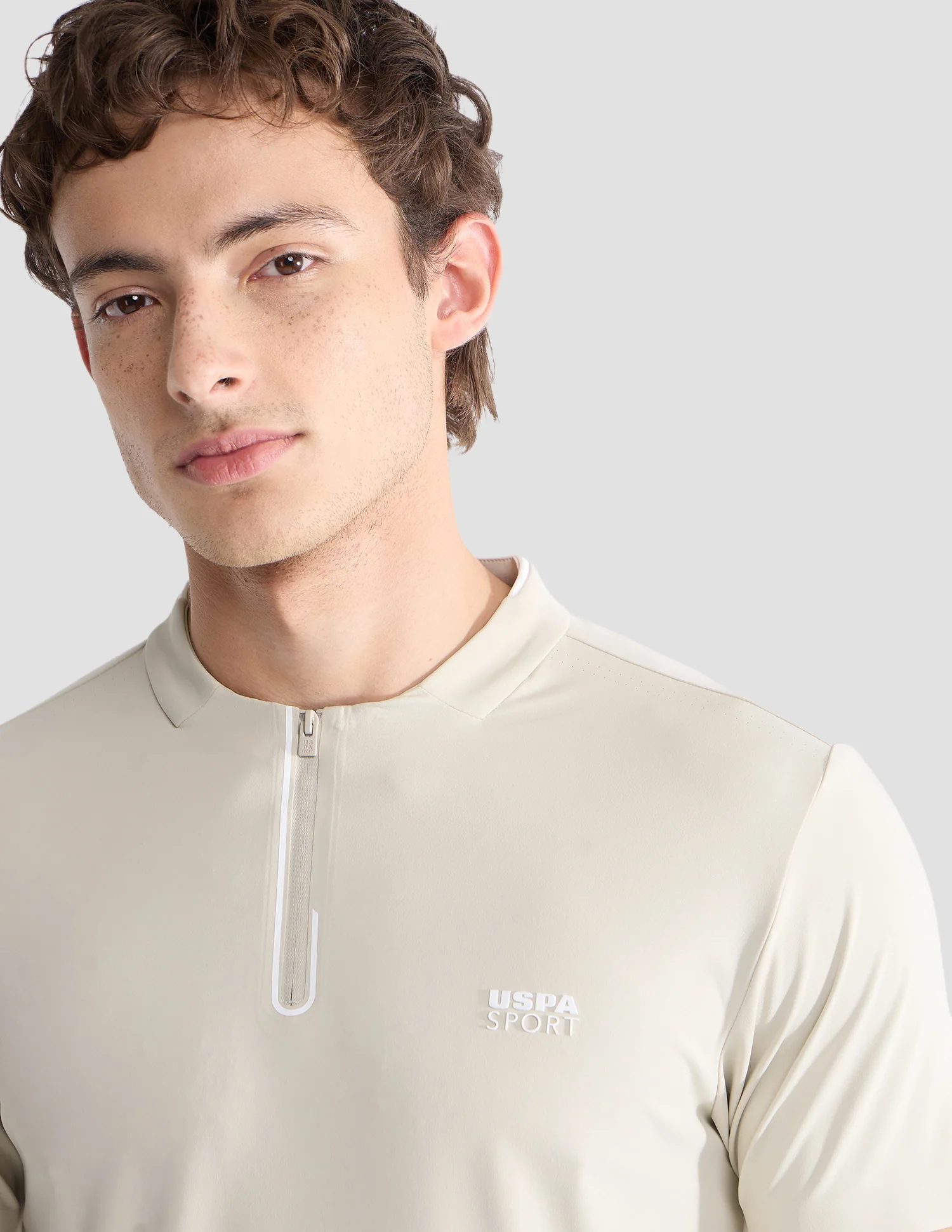Solid Slim Fit Active Polo Shirt - Image 7