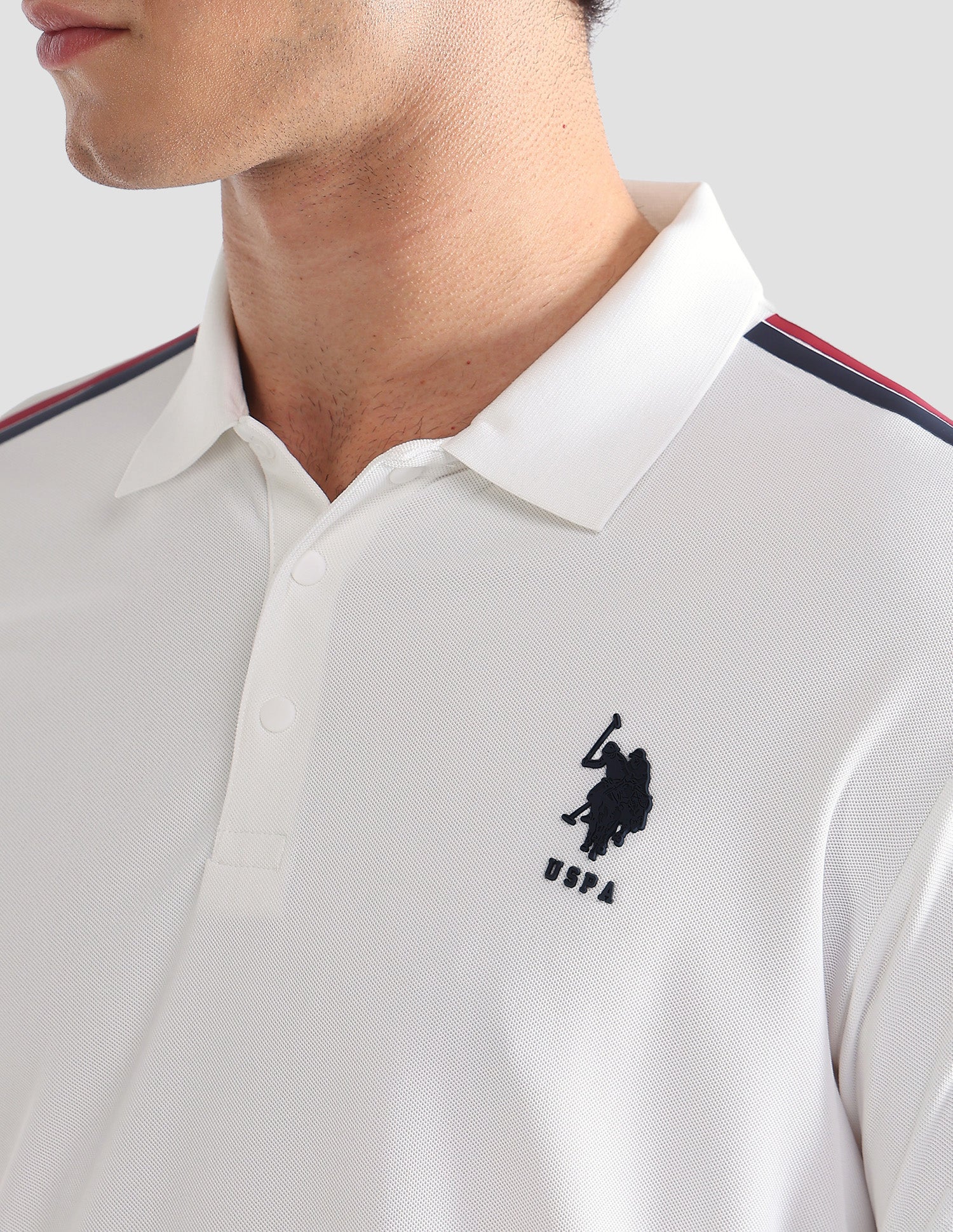 Solid Slim Fit Active Polo Shirt - Image 7