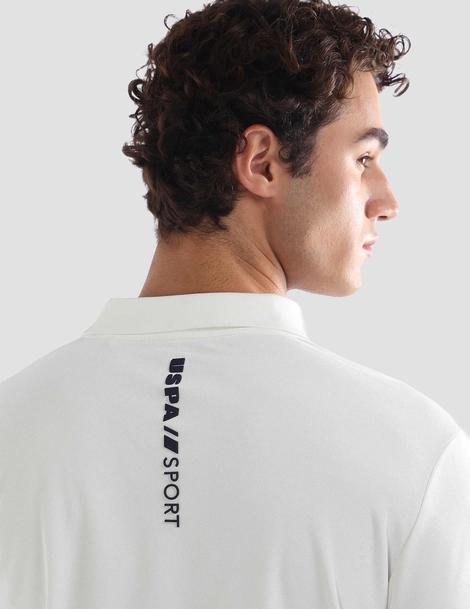 Solid Slim Fit Active Polo Shirt - Image 8