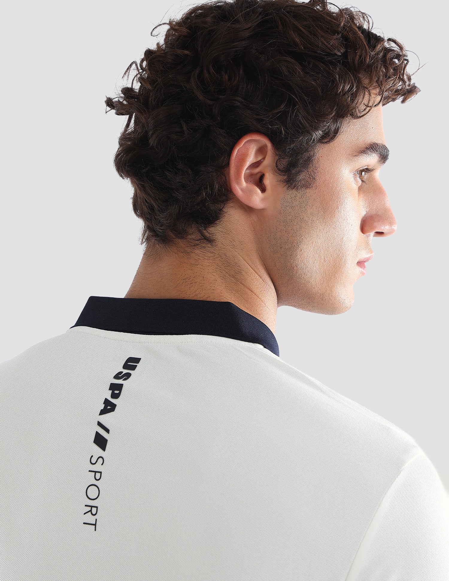 Solid Slim Fit Active Polo Shirt - Image 8