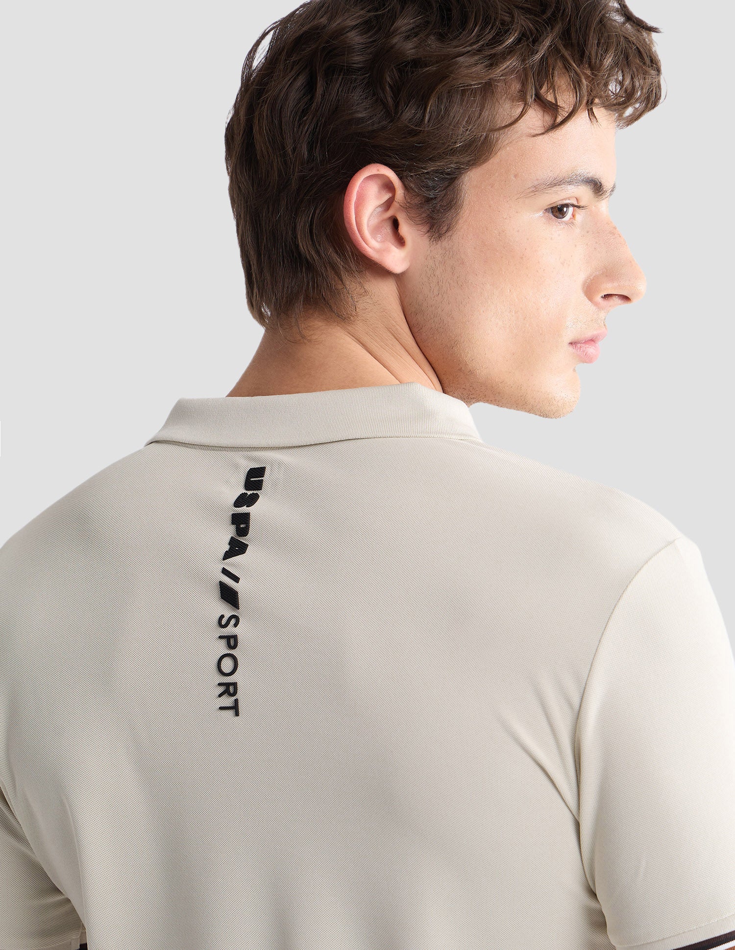 Solid Slim Fit Active Polo Shirt - Image 8