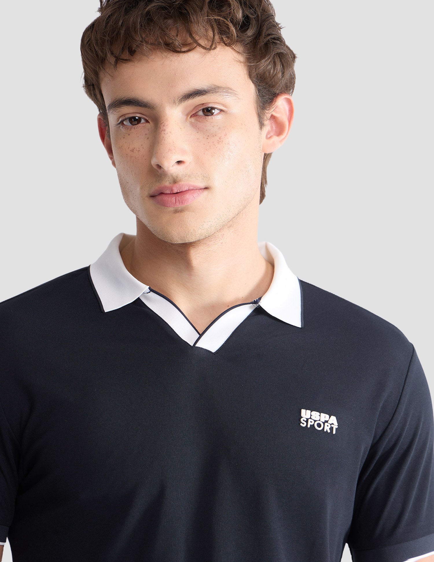 Solid Slim Fit Active Polo Shirt - Image 7