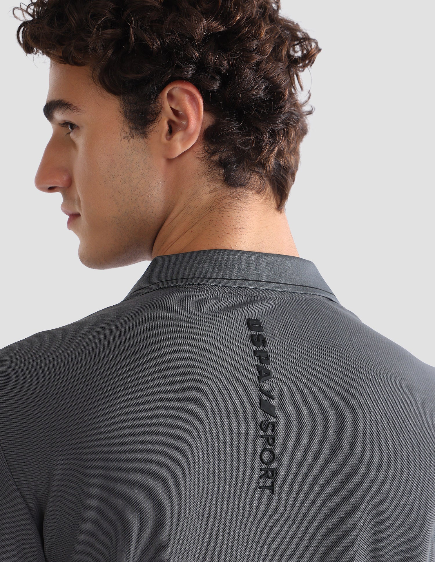 Solid Slim Fit Active Polo Shirt - Image 8