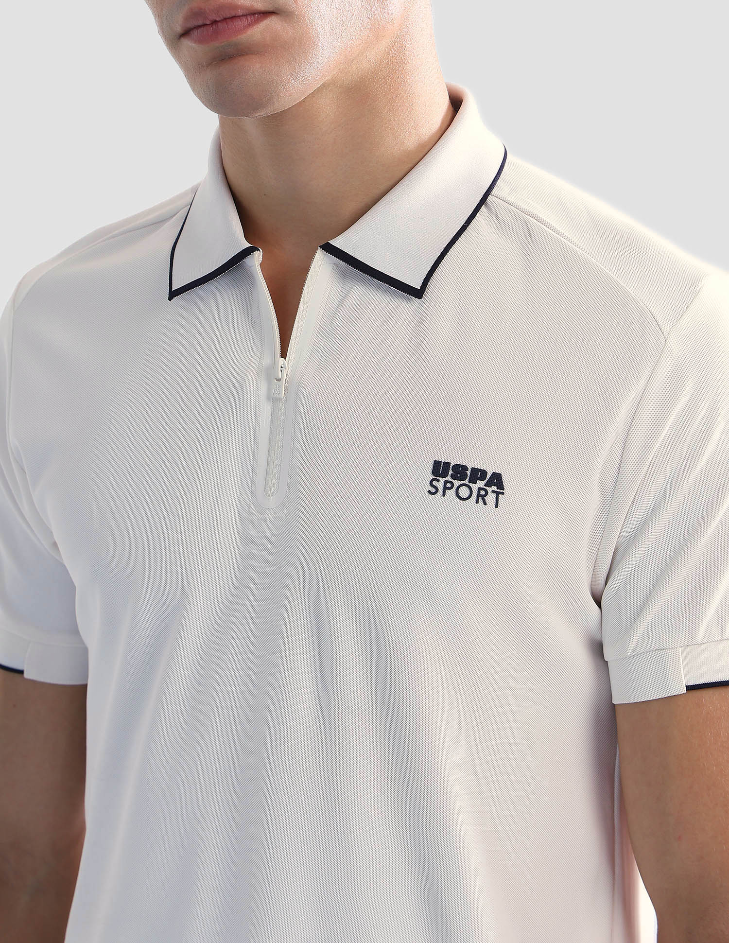 Solid Slim Fit Active Polo Shirt - Image 7