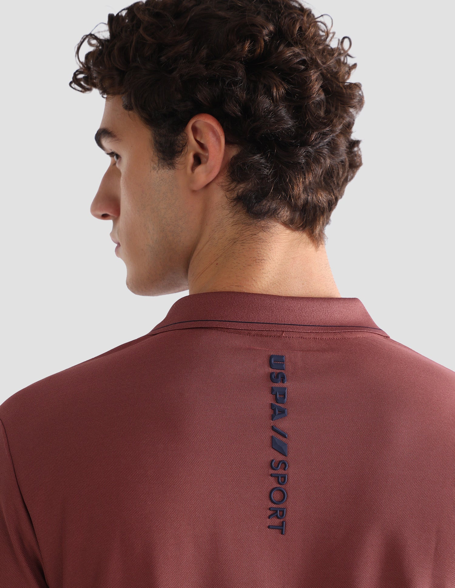 Solid Slim Fit Active Polo Shirt - Image 8