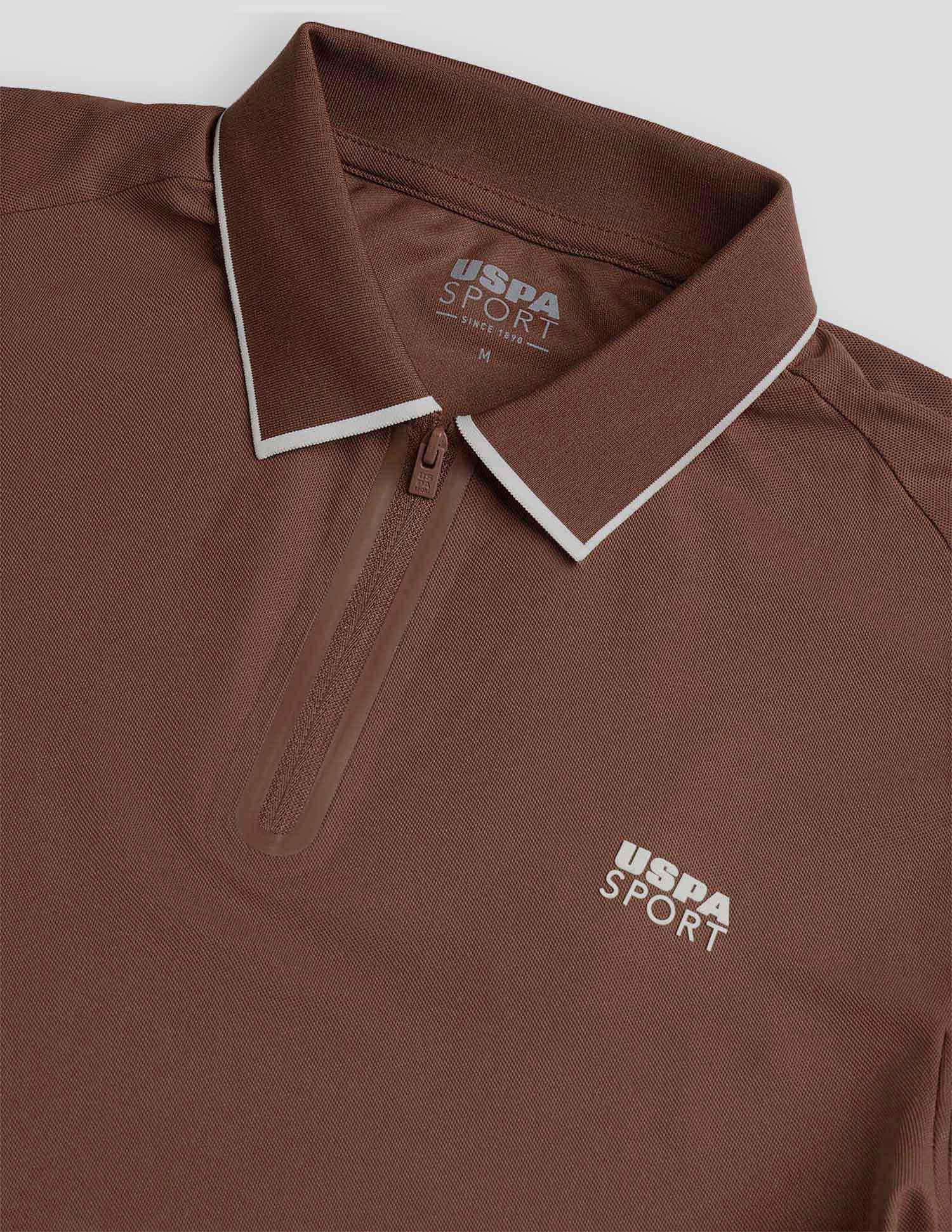 Solid Slim Fit Active Polo Shirt - Image 8