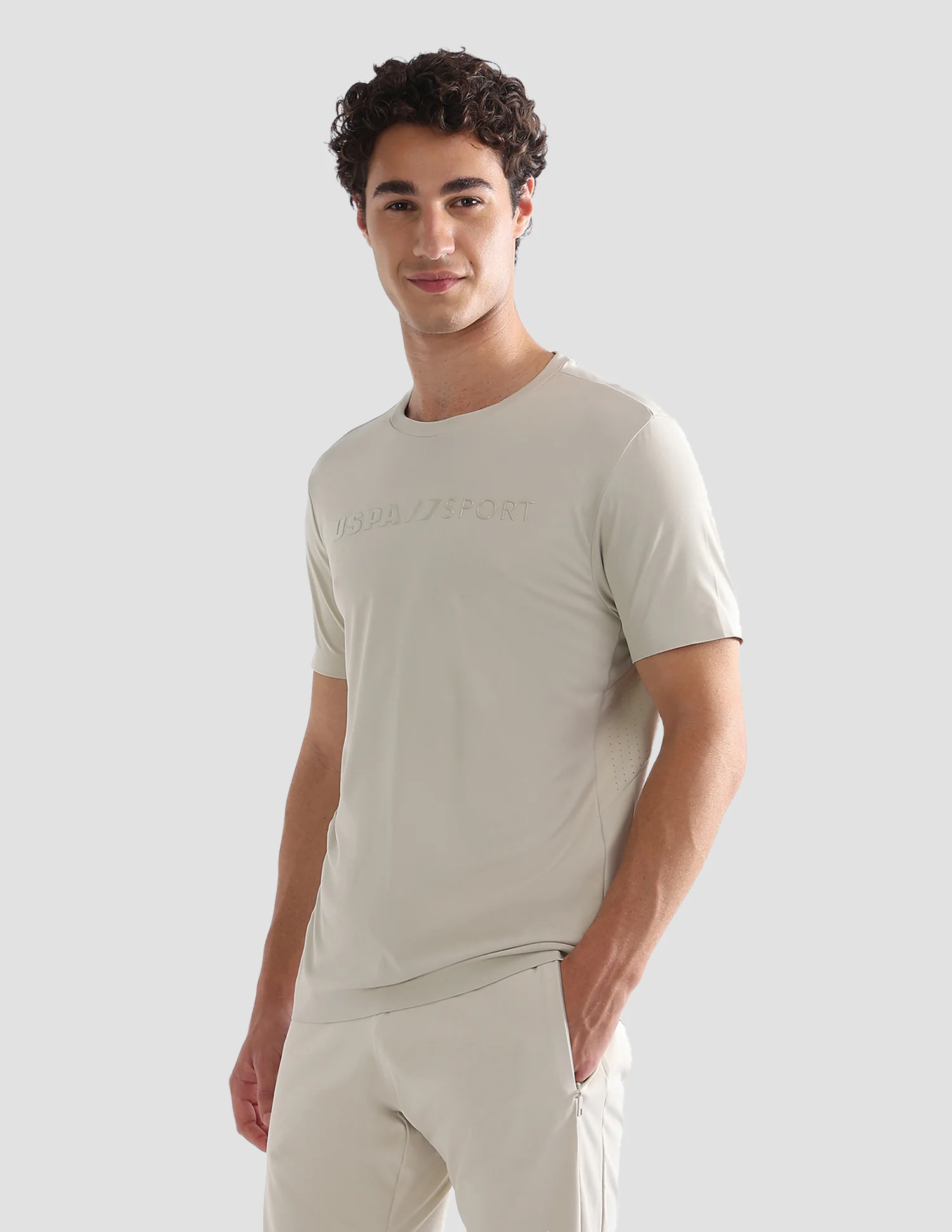 Solid Slim Fit Active T-Shirt - Image 4