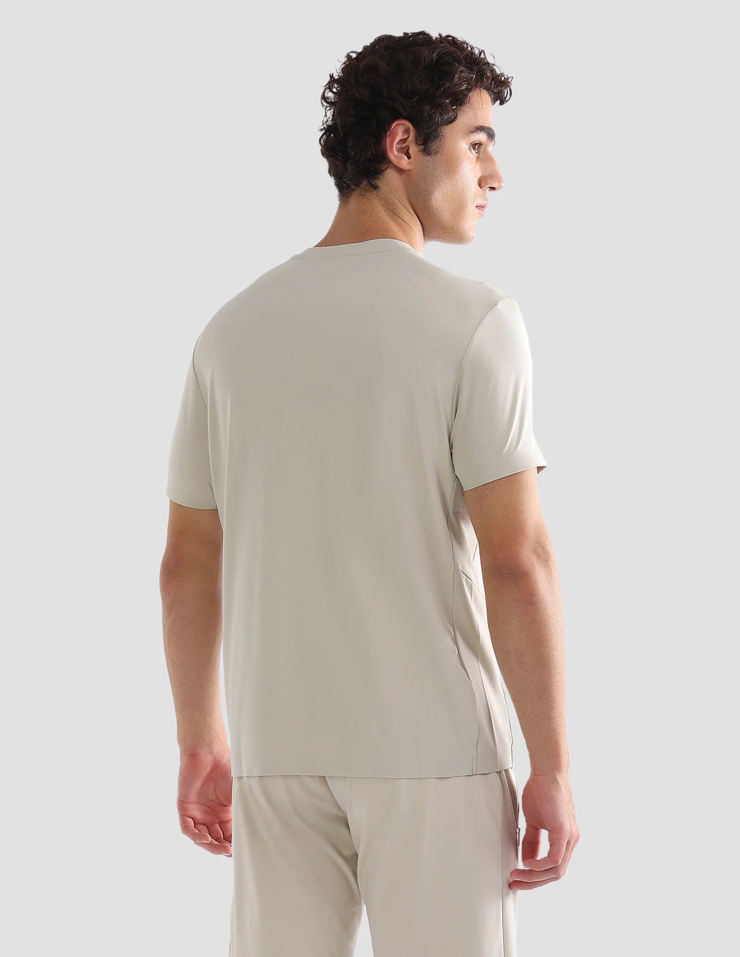 Solid Slim Fit Active T-Shirt - Image 5