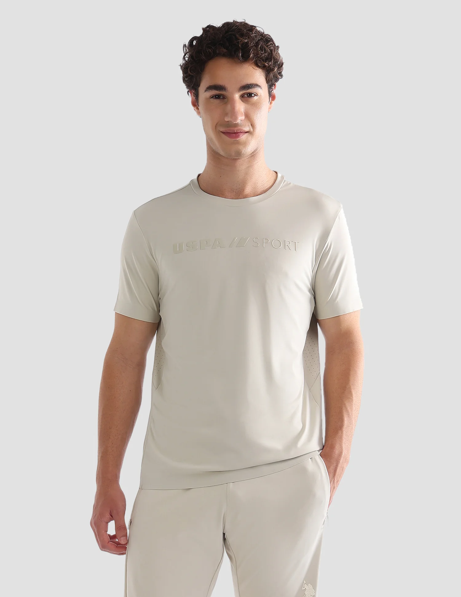 Solid Slim Fit Active T-Shirt - Image 6