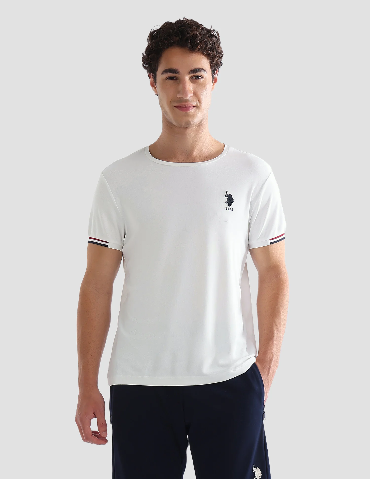 Solid Slim Fit Active T-Shirt - Image 6