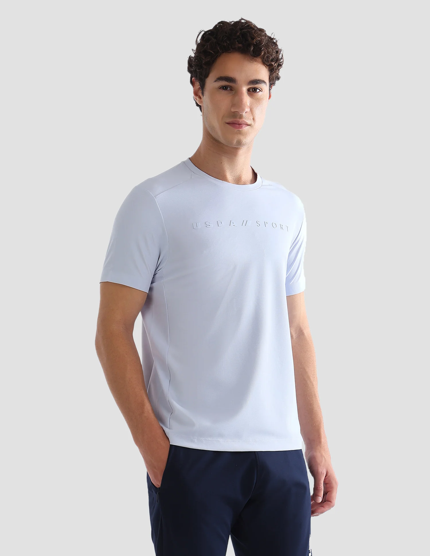 Solid Slim Fit Active T-Shirt - Image 4