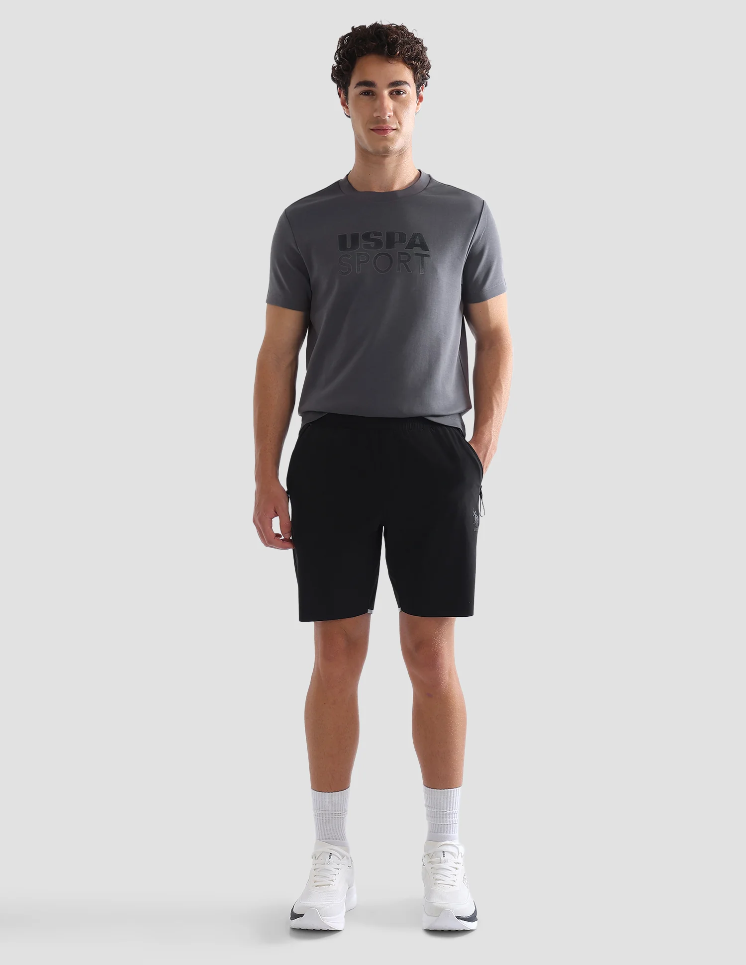 Solid Slim Fit Active T-Shirt - Image 3