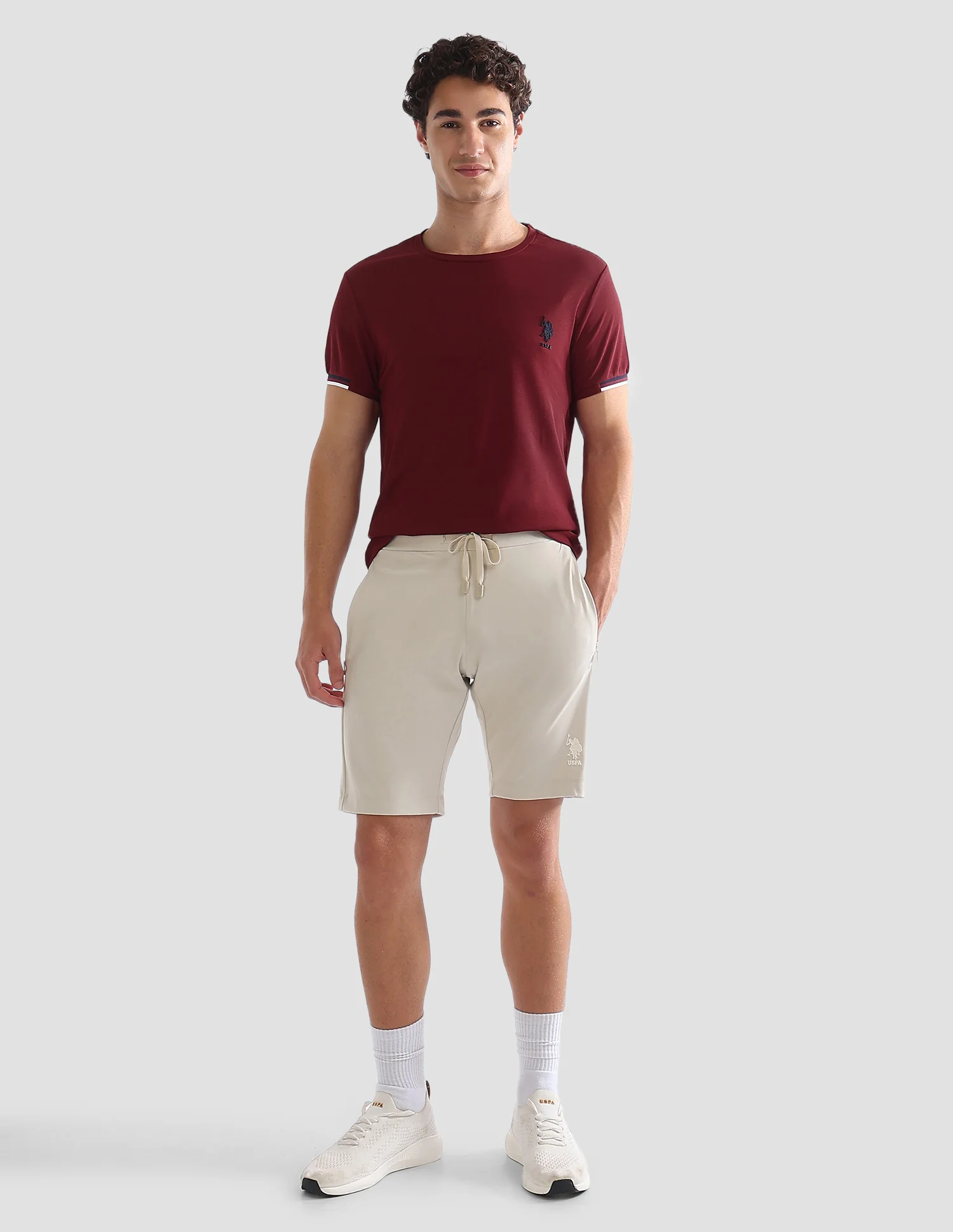 Solid Slim Fit Active T-Shirt - Image 3