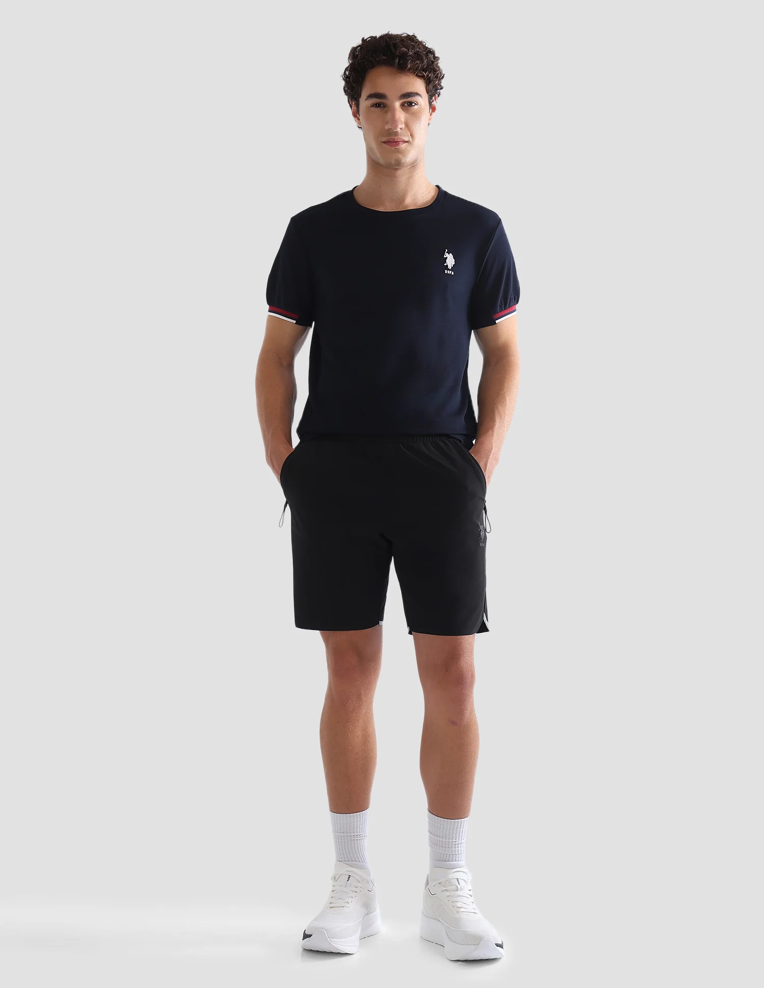 Solid Slim Fit Active T-Shirt - Image 3