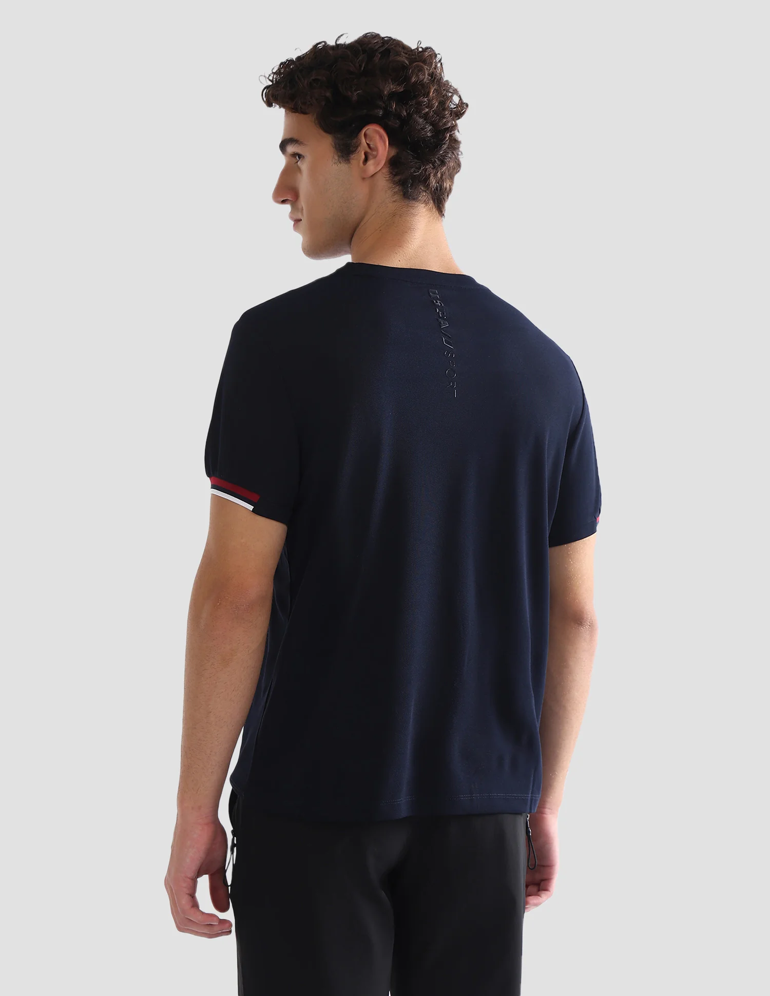 Solid Slim Fit Active T-Shirt - Image 5