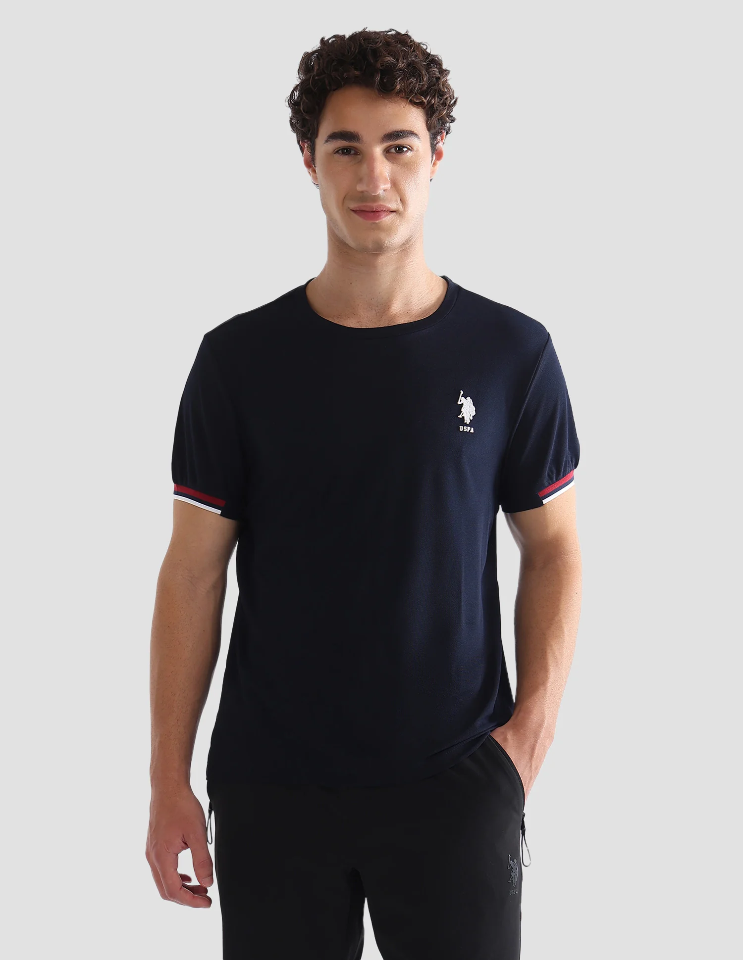 Solid Slim Fit Active T-Shirt - Image 6