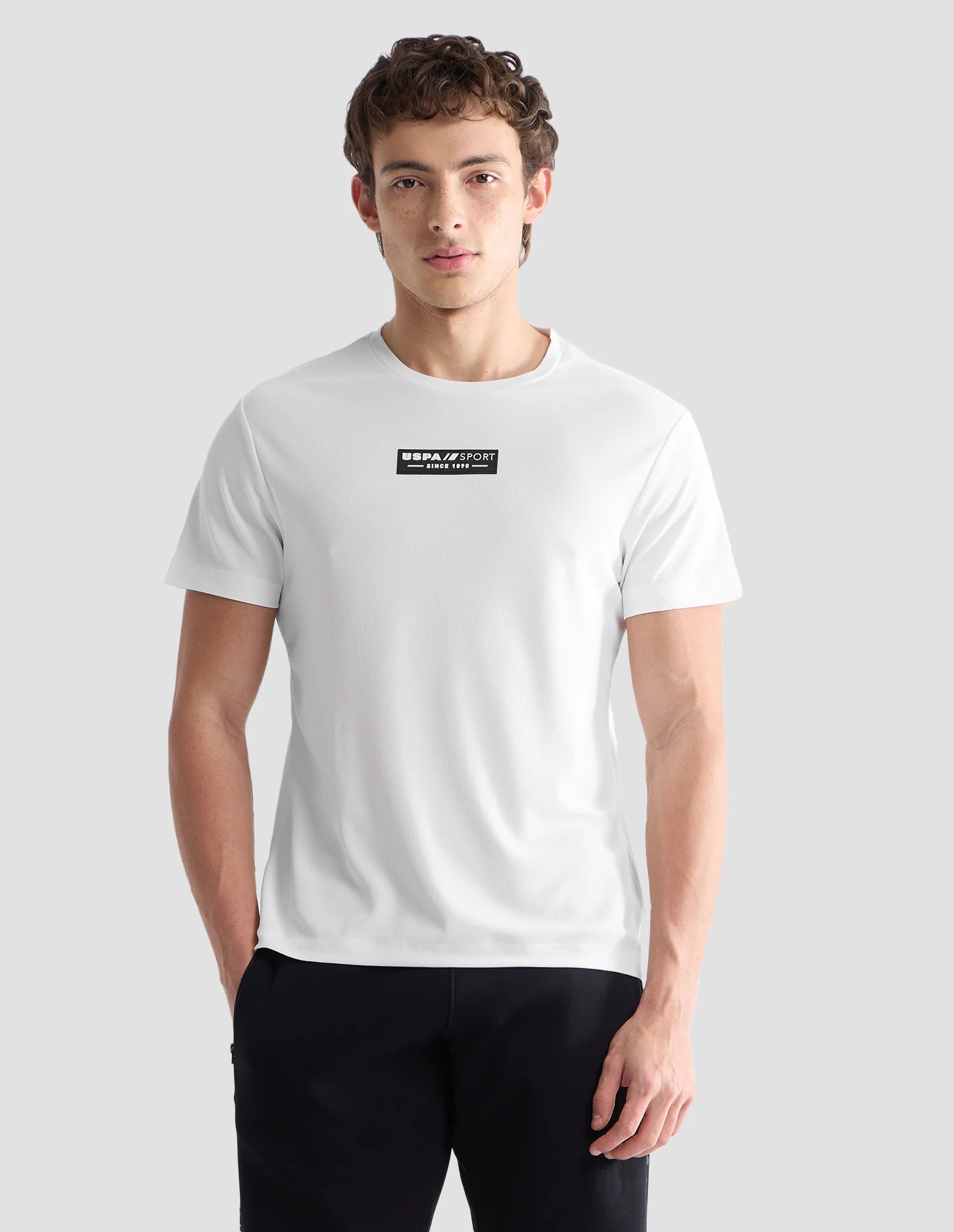 Solid Slim Fit Active T-Shirt - Image 6