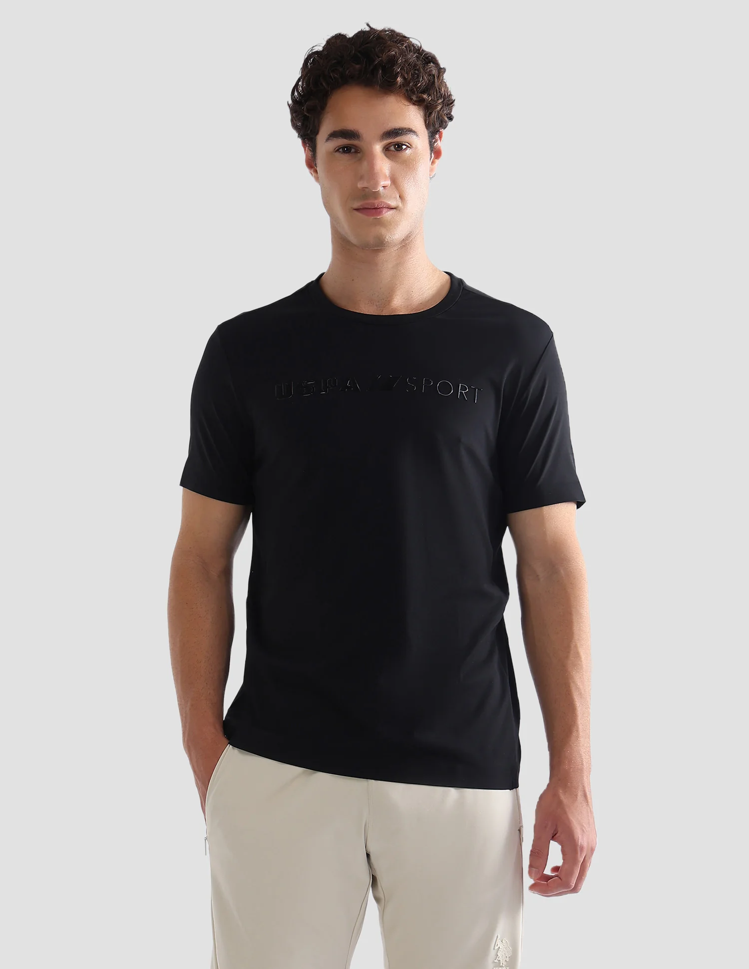 Solid Slim Fit Active T-Shirt - Image 6
