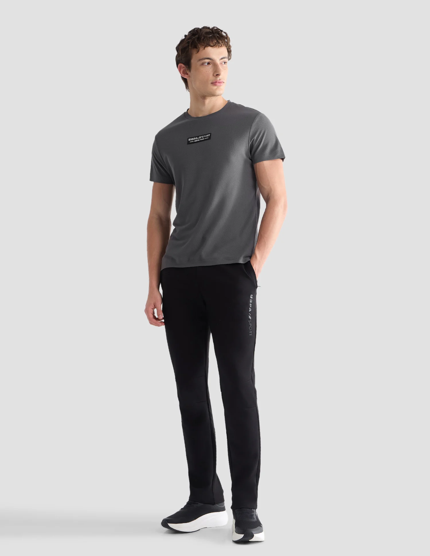 Solid Slim Fit Active T-Shirt - Image 3