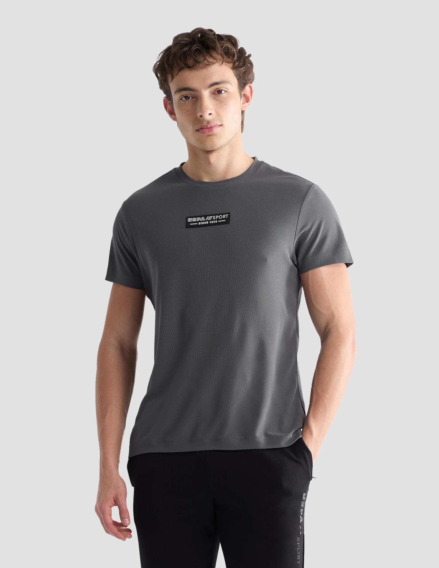 Solid Slim Fit Active T-Shirt - Image 6