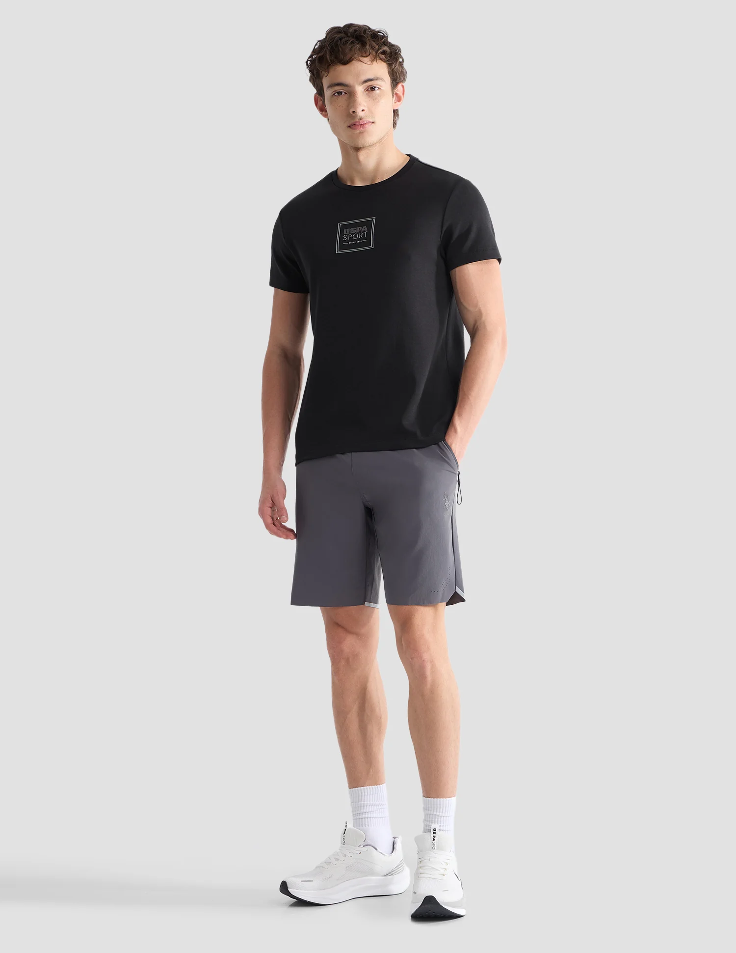 Solid Slim Fit Active T-Shirt - Image 3