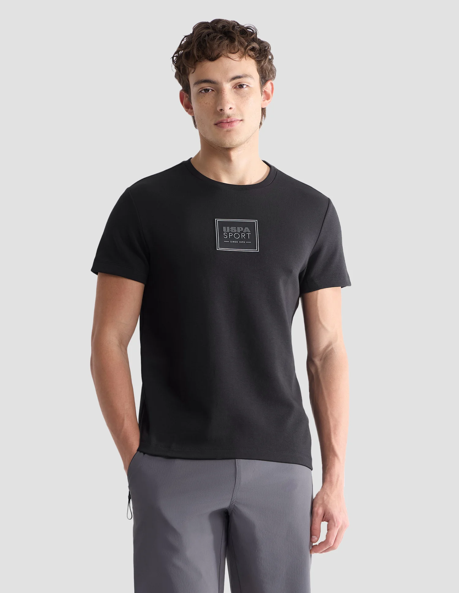 Solid Slim Fit Active T-Shirt - Image 6