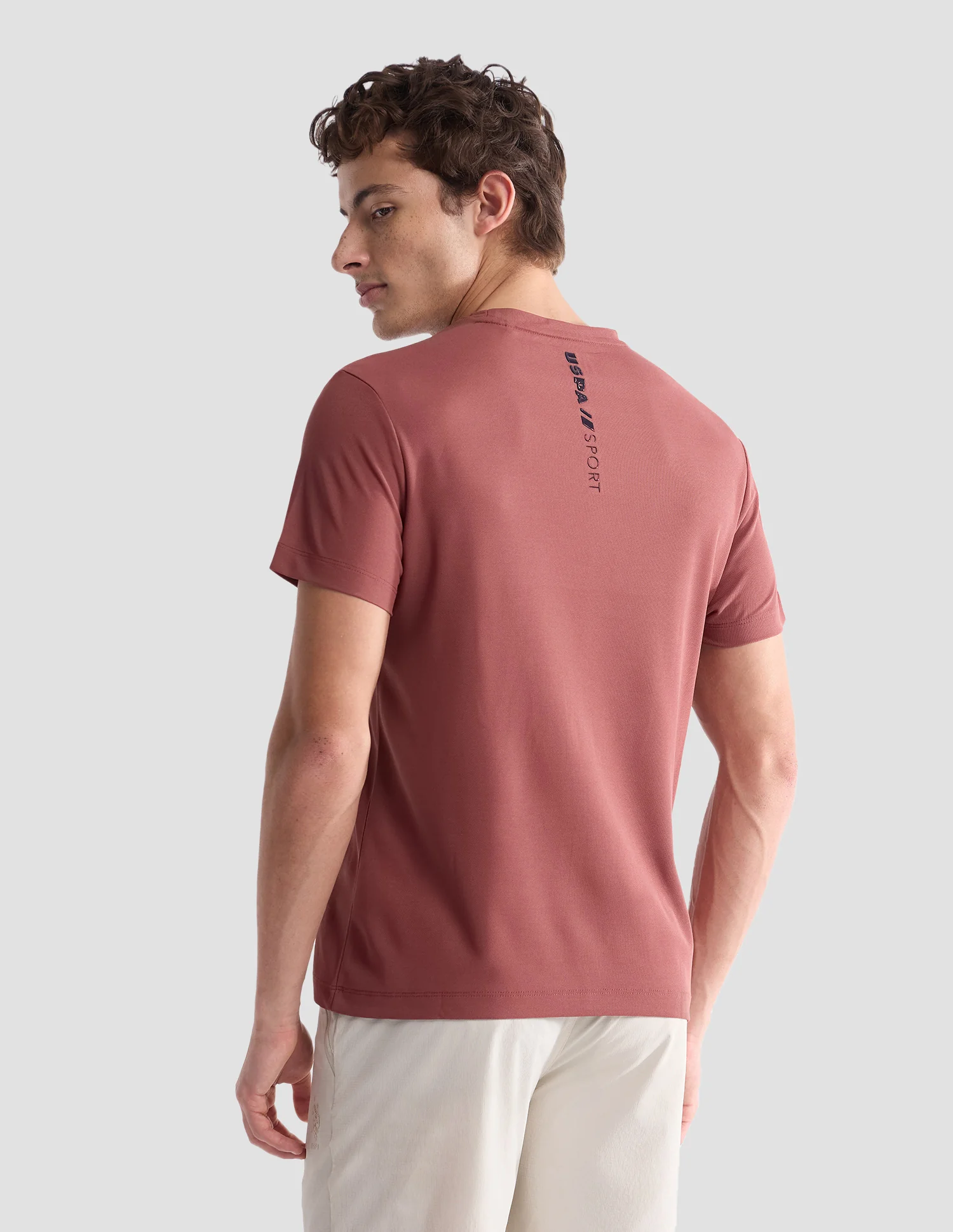 Solid Slim Fit Active T-Shirt - Image 5
