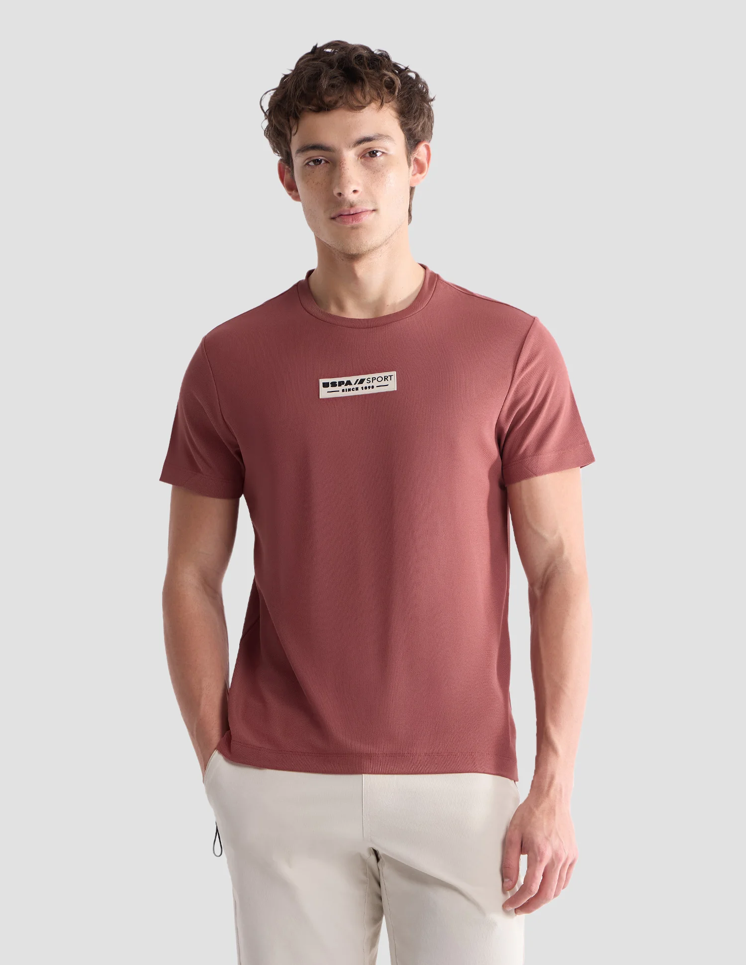 Solid Slim Fit Active T-Shirt - Image 6